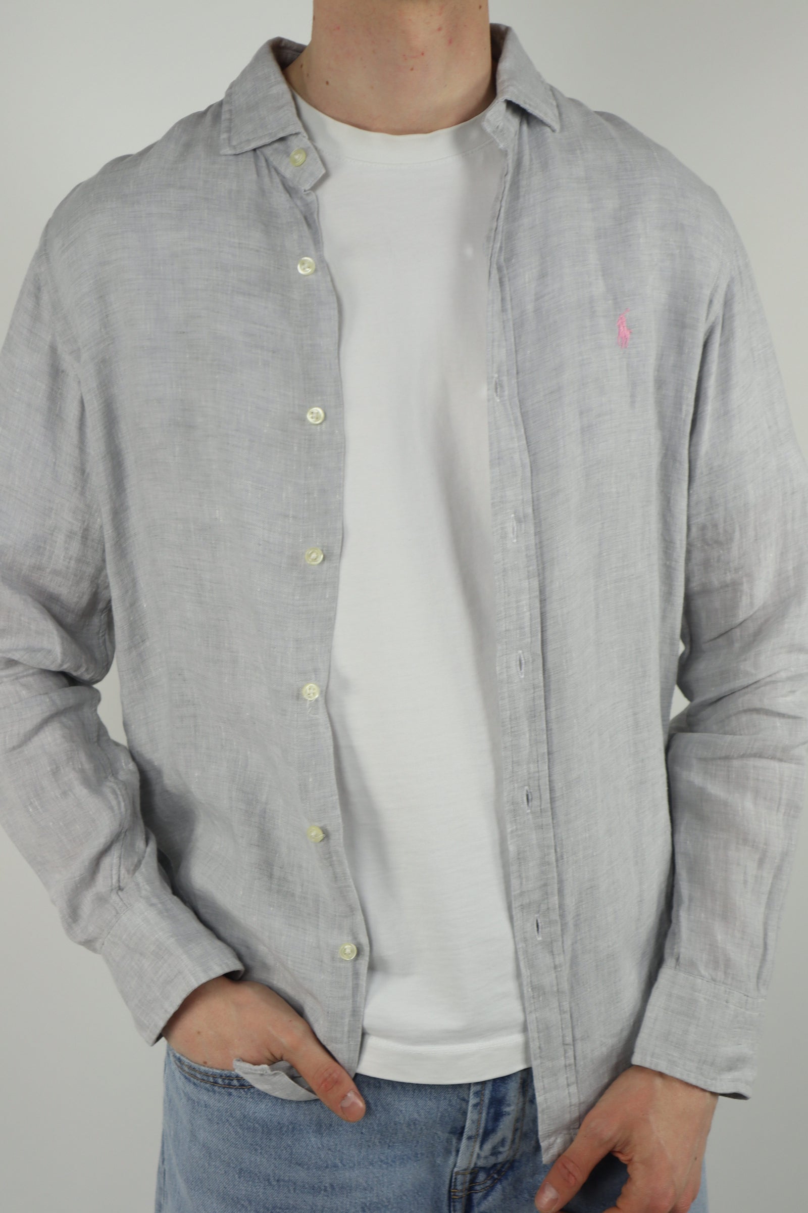 Ralph Lauren linnen overhemd - M