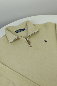 Ralph Lauren trui met kwart rits - M