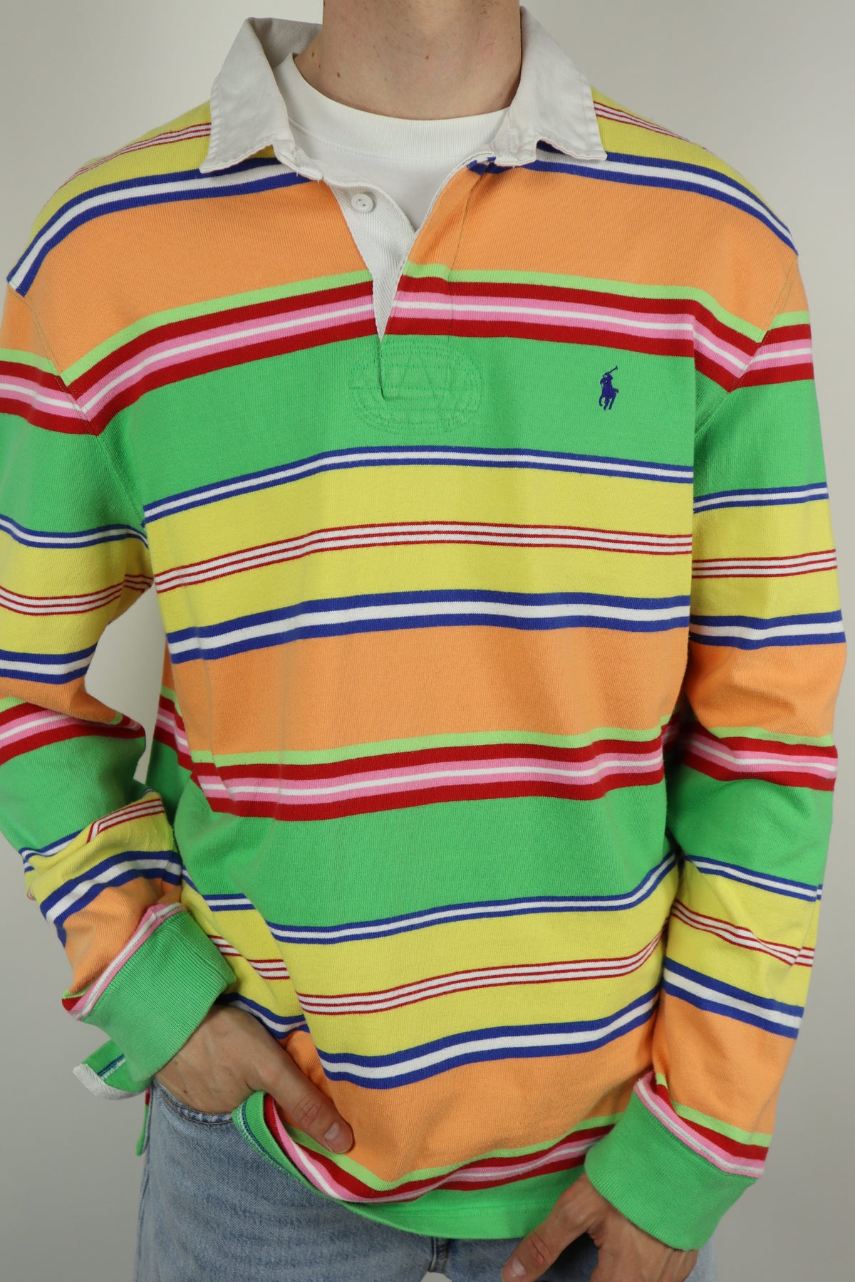 Ralph Lauren (rugby) polo shirt met lange mouw - XL