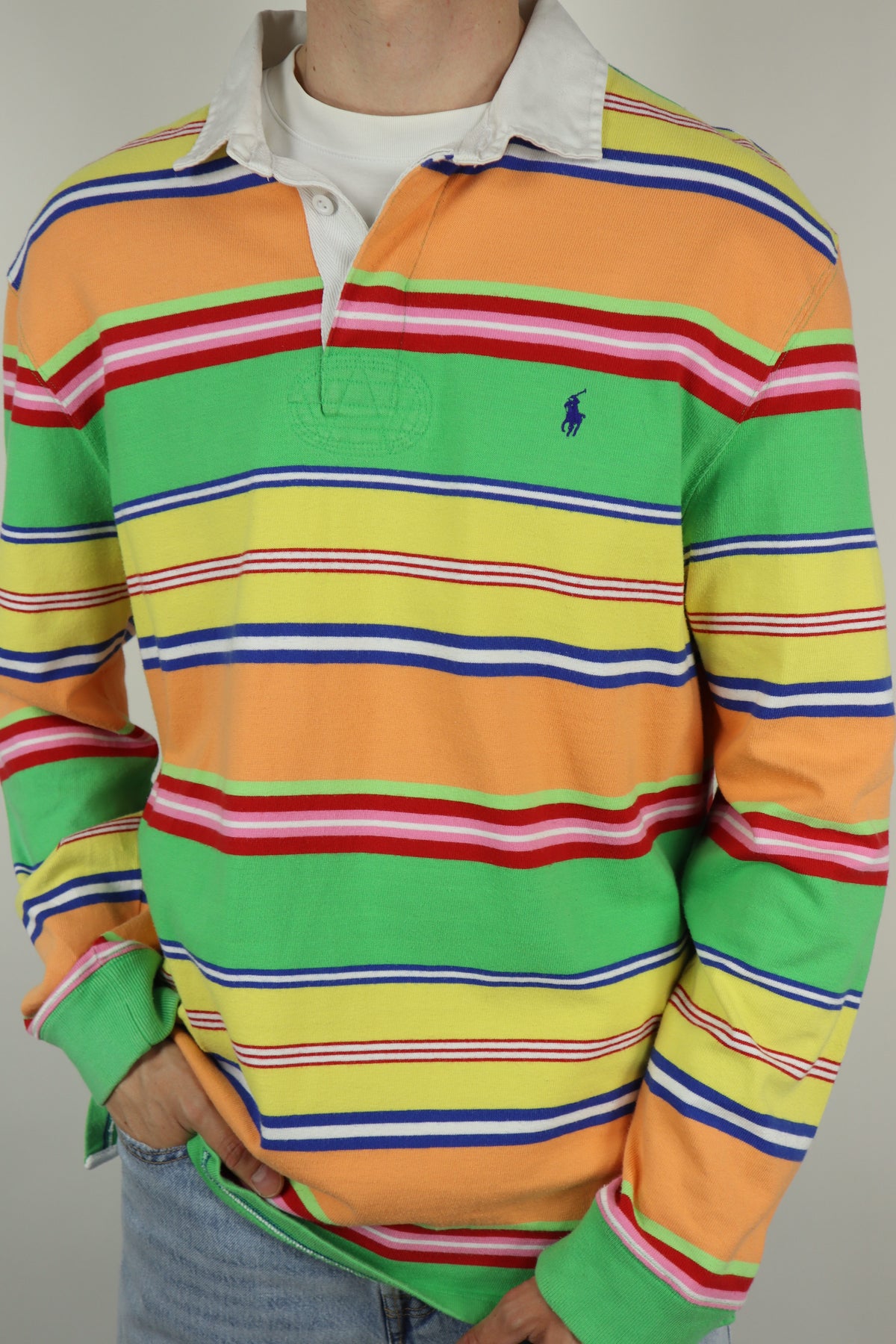 Ralph Lauren (rugby) polo shirt met lange mouw - XL