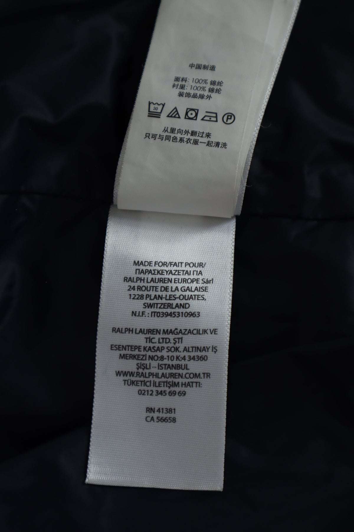 Ralph Lauren regenjas/windjack - M