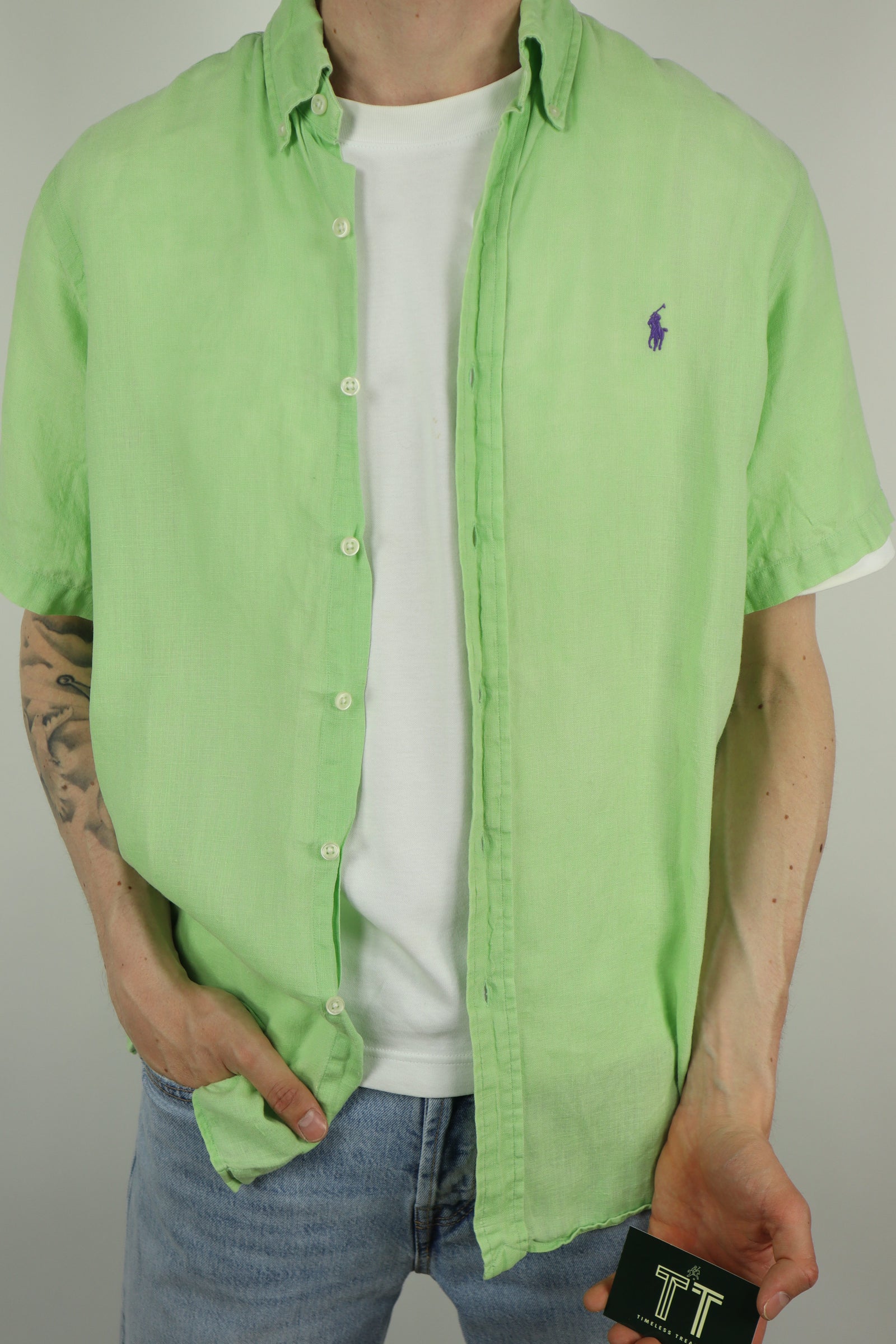 Ralph Lauren linnen overhemd - M