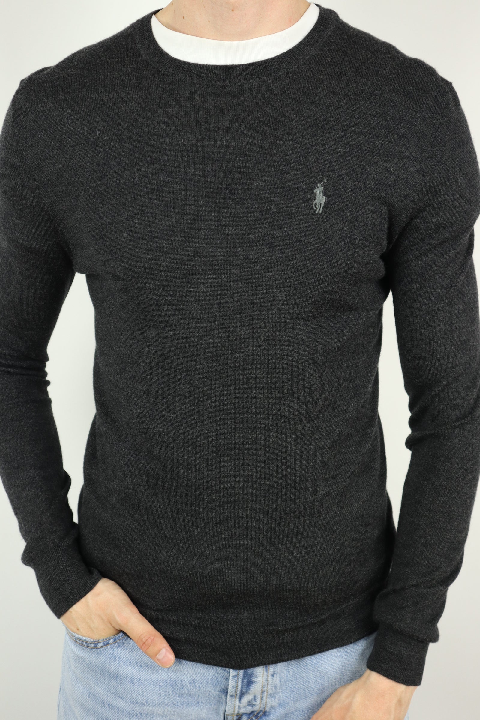 Ralph Lauren trui met ronde hals - S