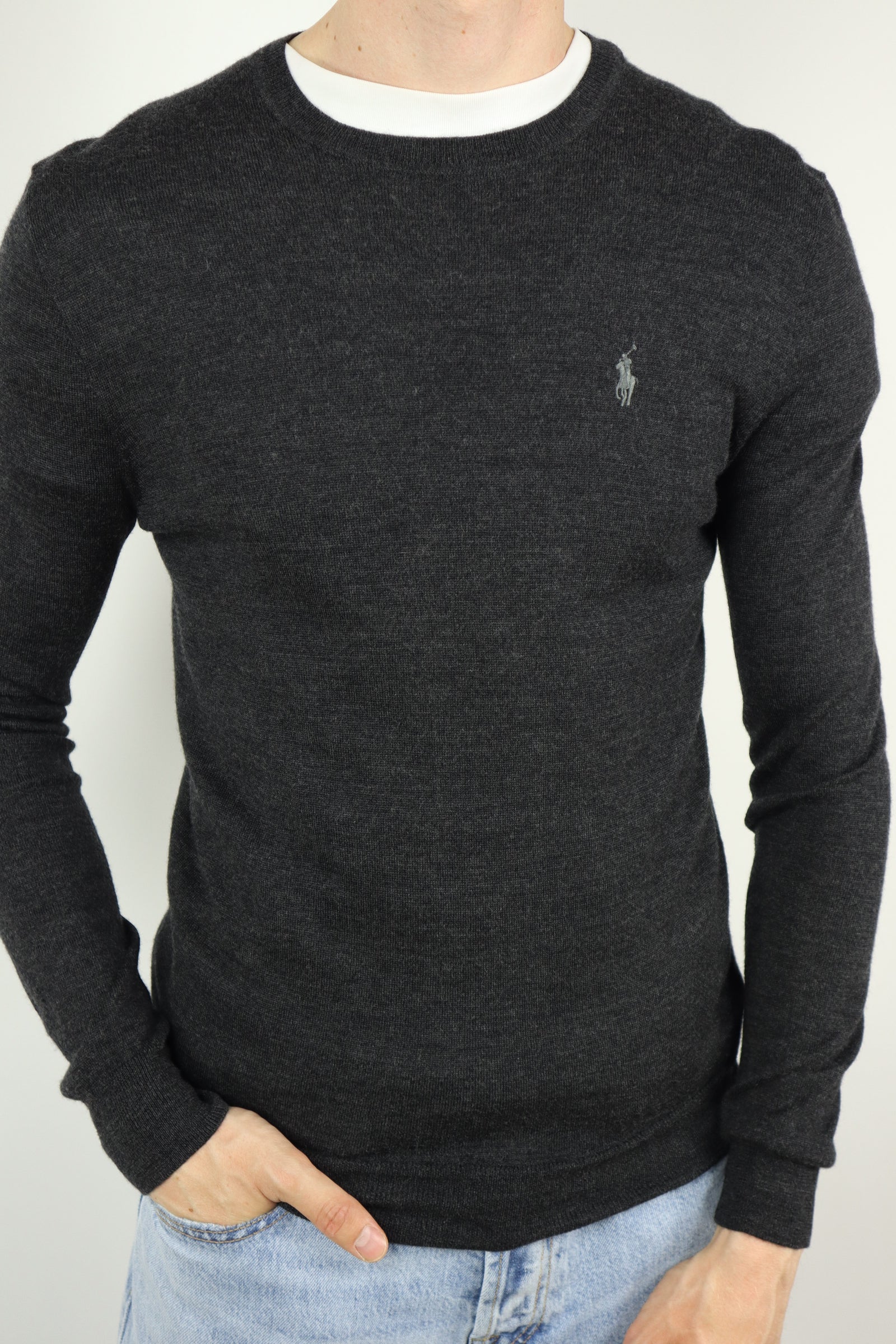 Ralph Lauren trui met ronde hals - S