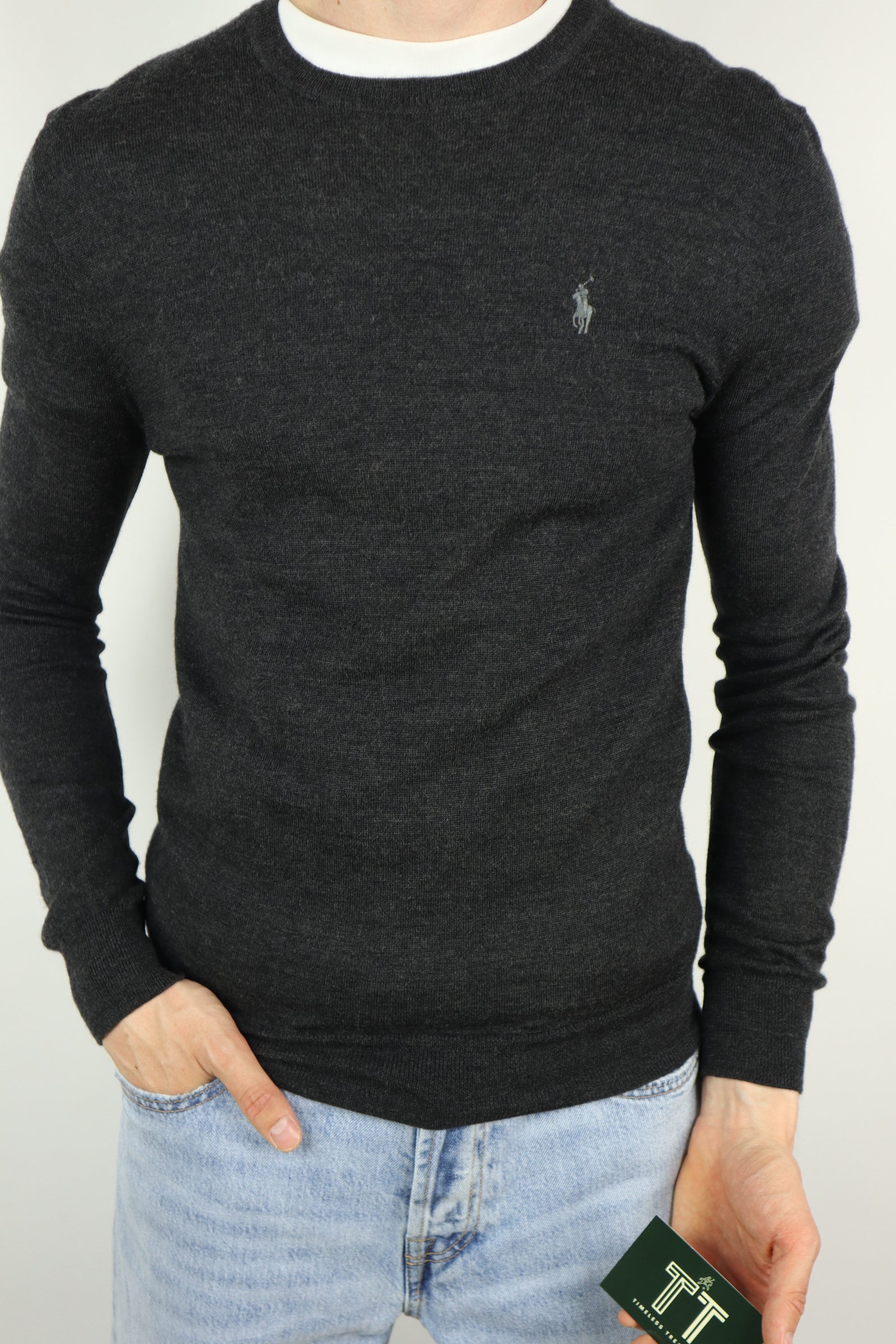Ralph Lauren trui met ronde hals - S