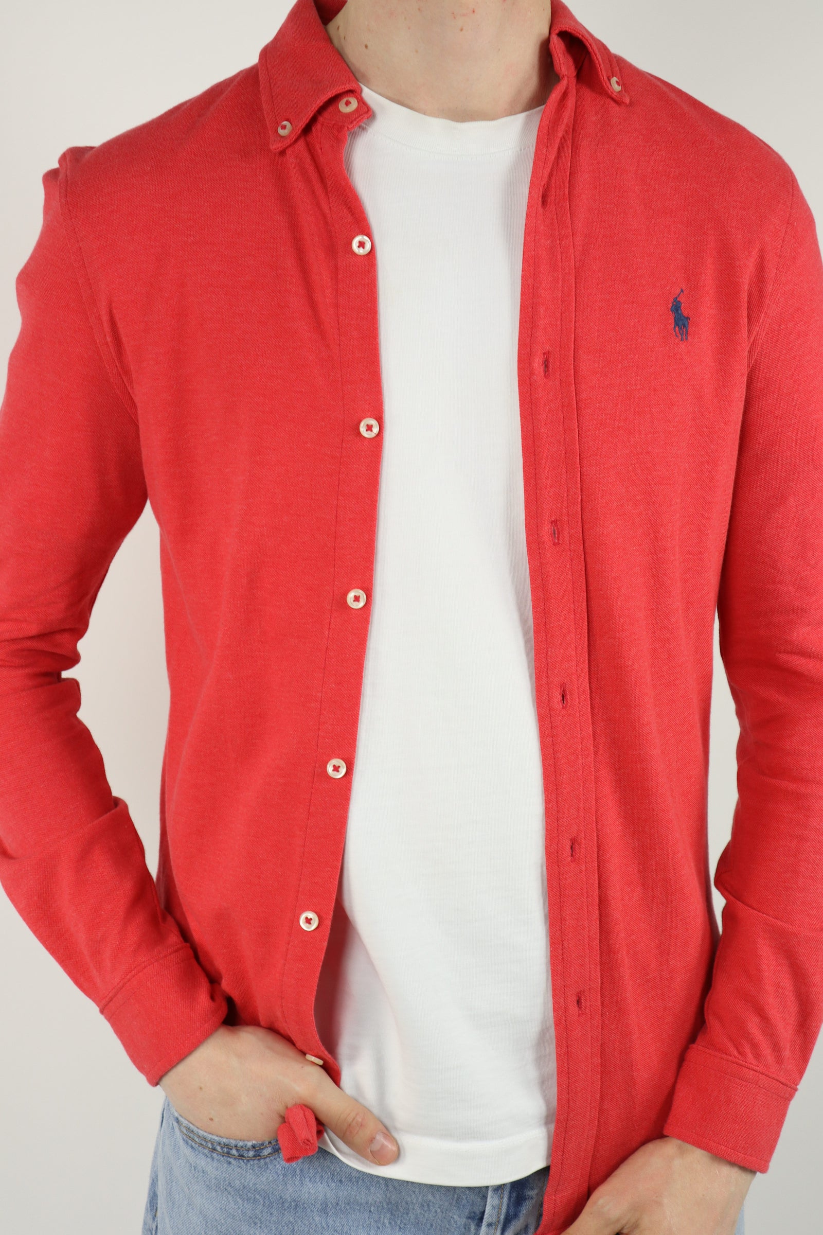 Ralph Lauren featherweight mesh overhemd - XS