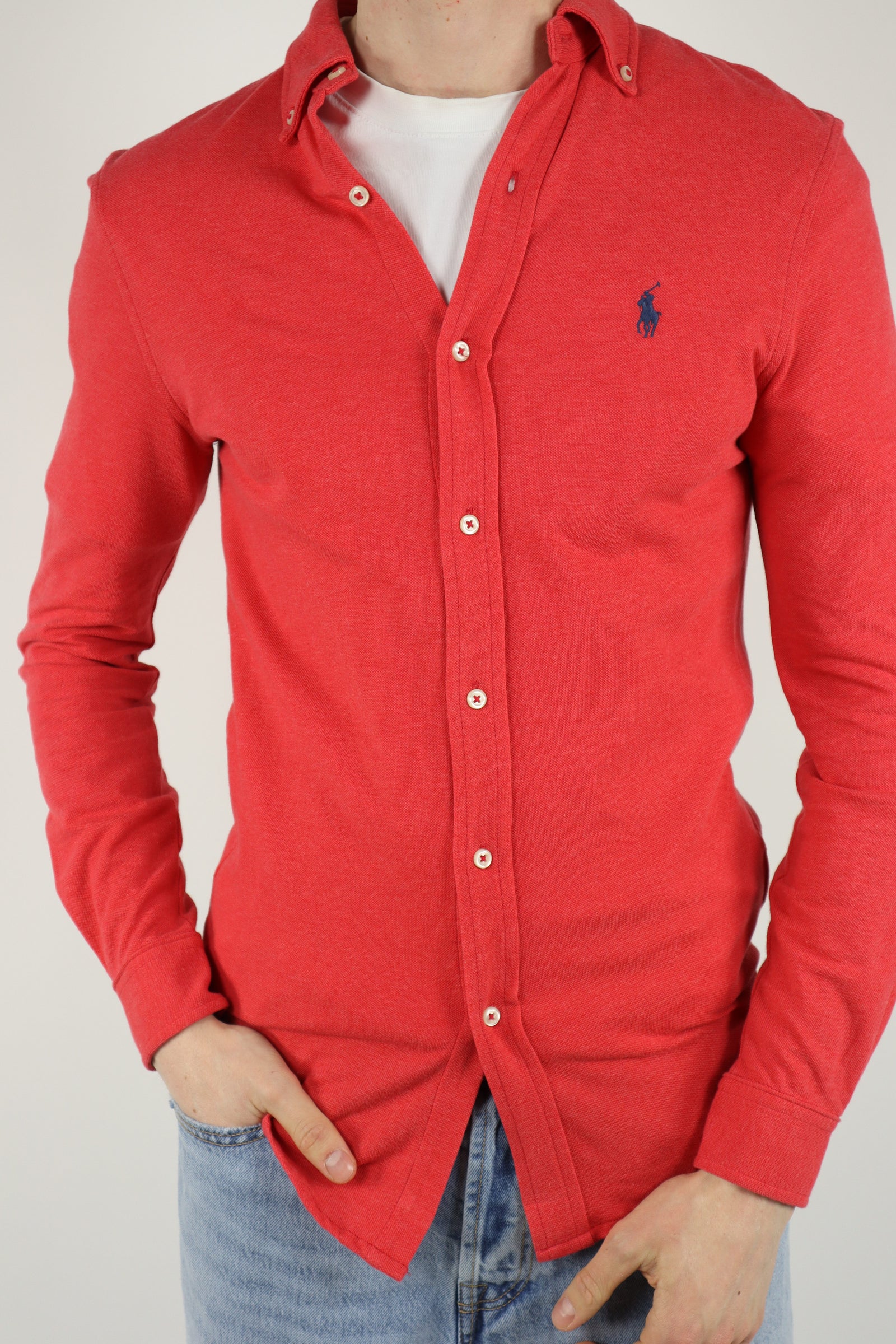 Ralph Lauren featherweight mesh overhemd - XS