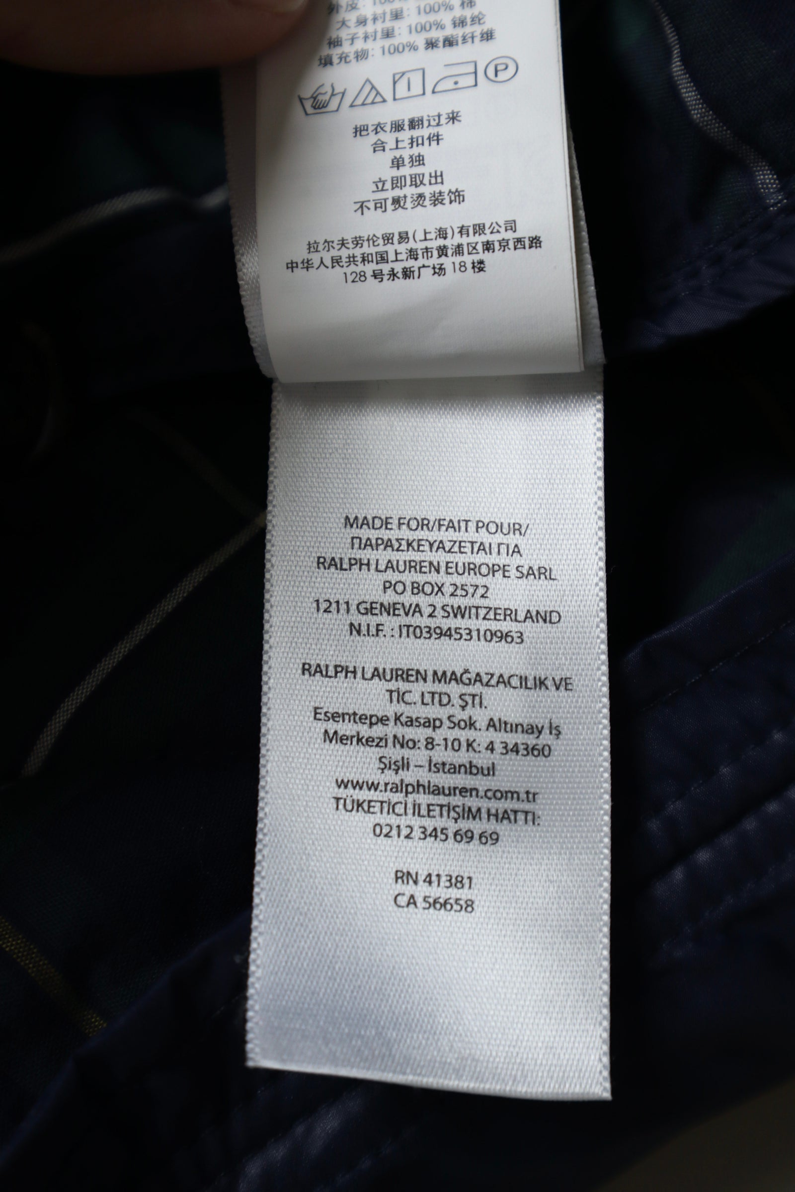 Ralph Lauren gewatteerde jas - L/XL