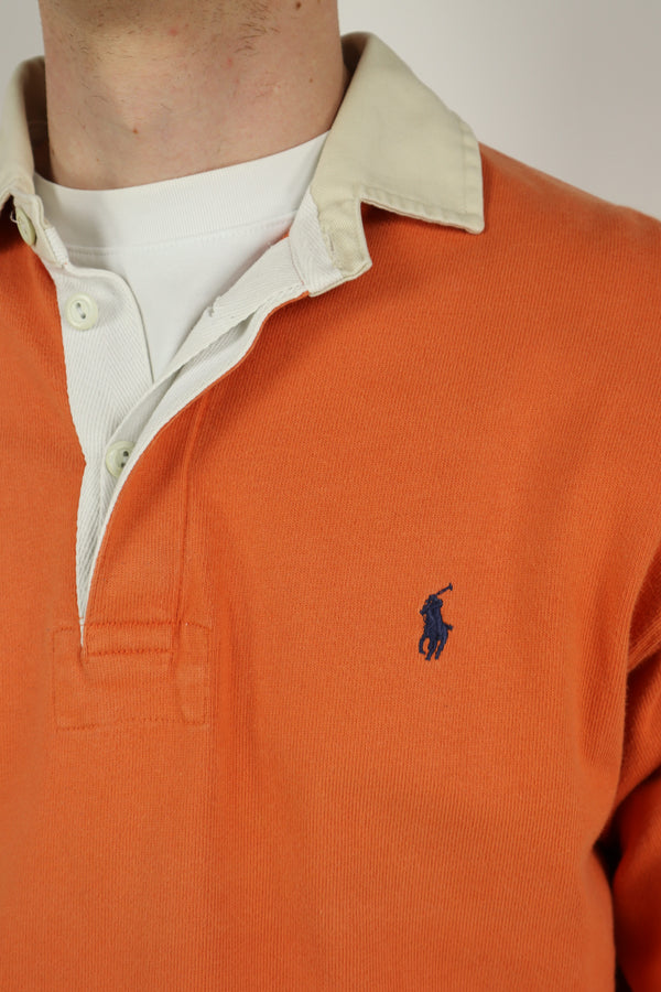 Ralph Lauren (rugby) polo shirt met lange mouw - M