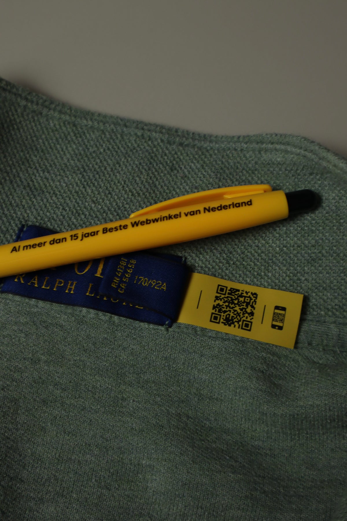 Ralph Lauren trui met kwart rits - S