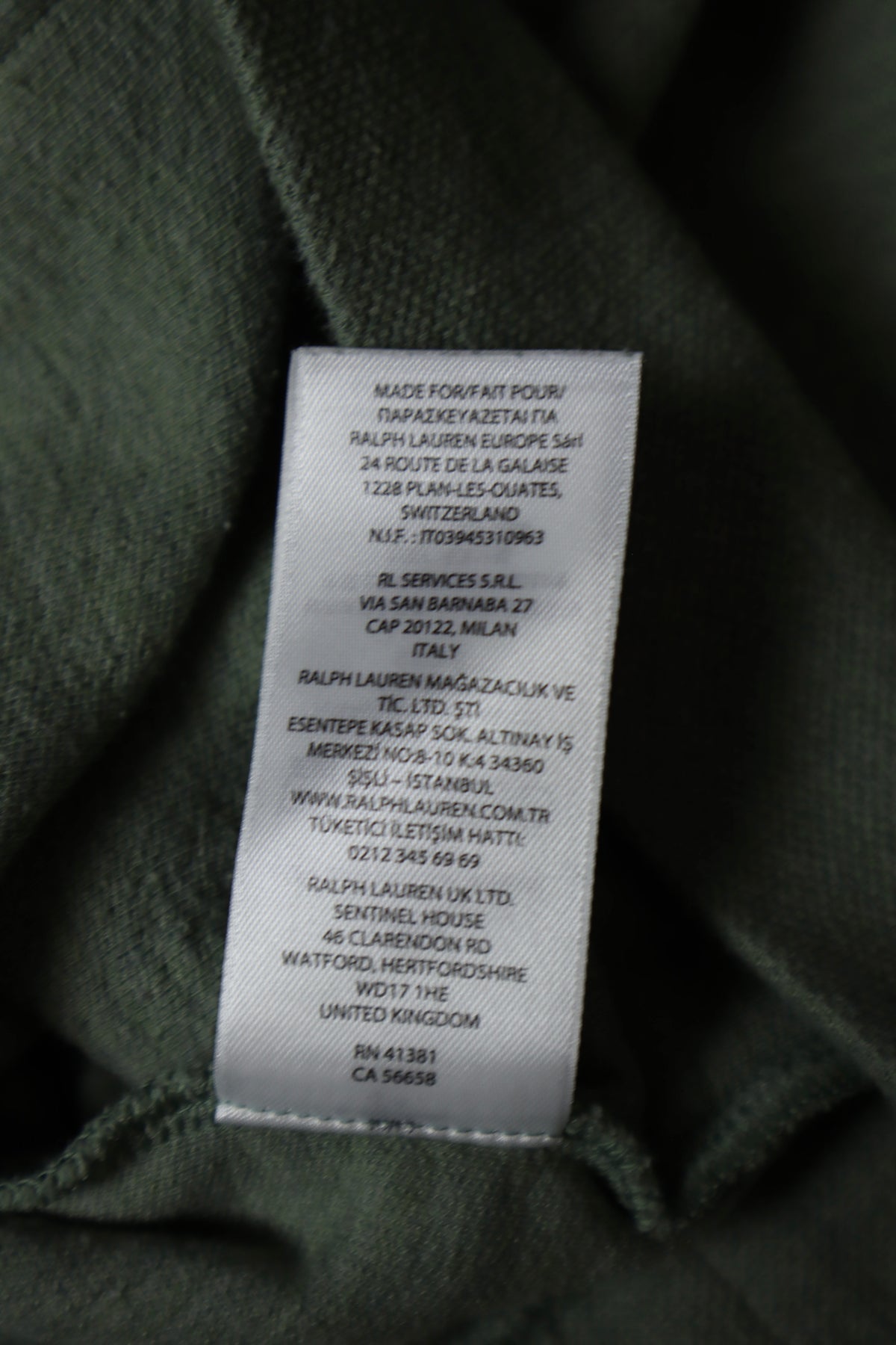 Ralph Lauren trui met kwart rits - S