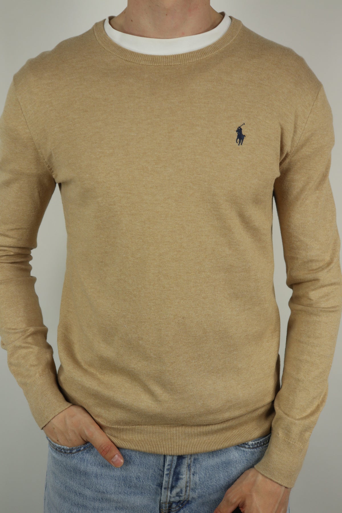 Ralph Lauren trui met ronde hals - S