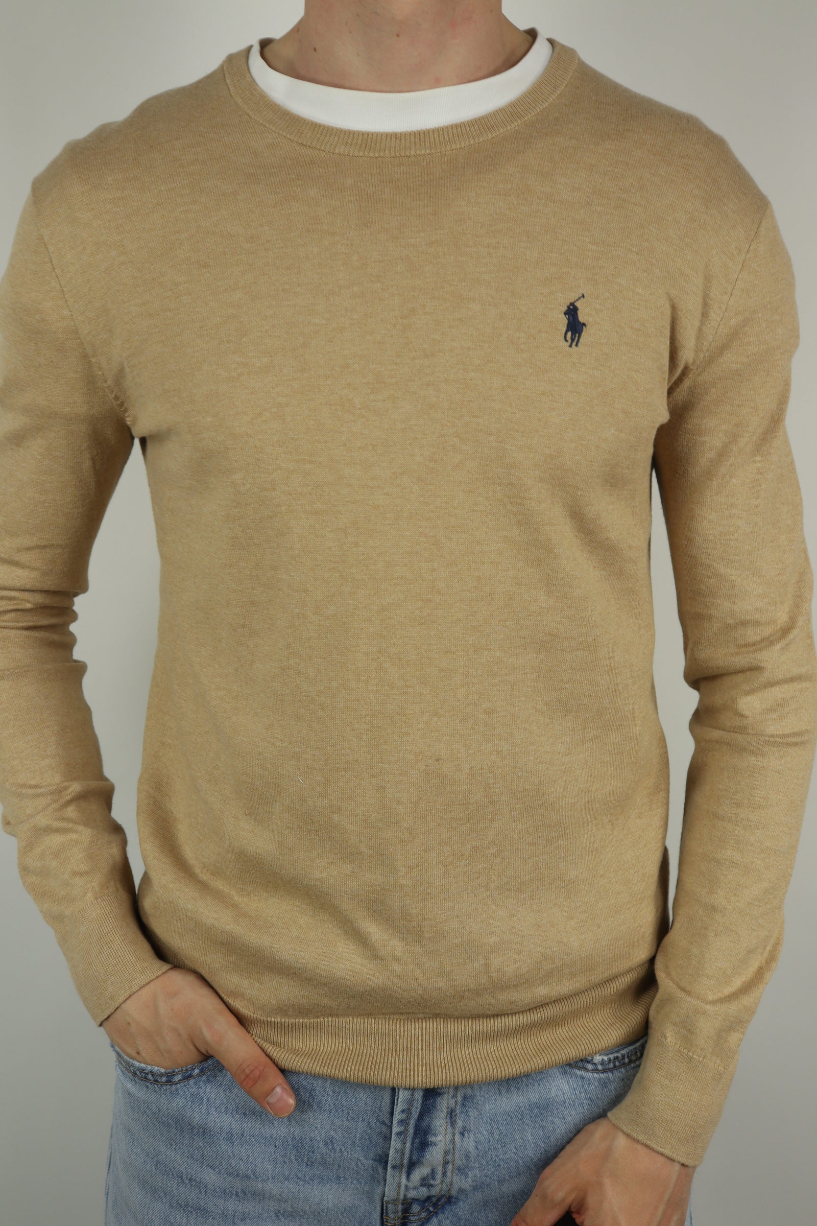 Ralph Lauren trui met ronde hals - S