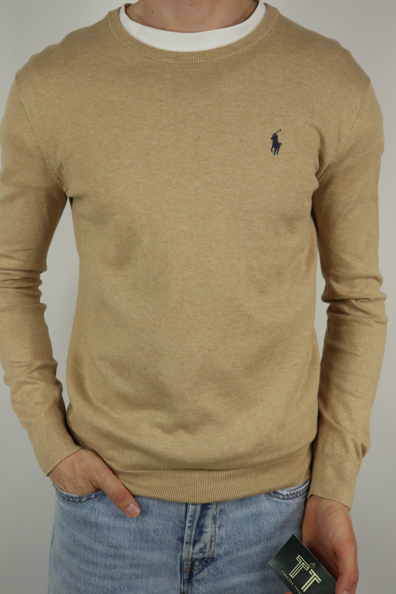 Ralph Lauren trui met ronde hals - S