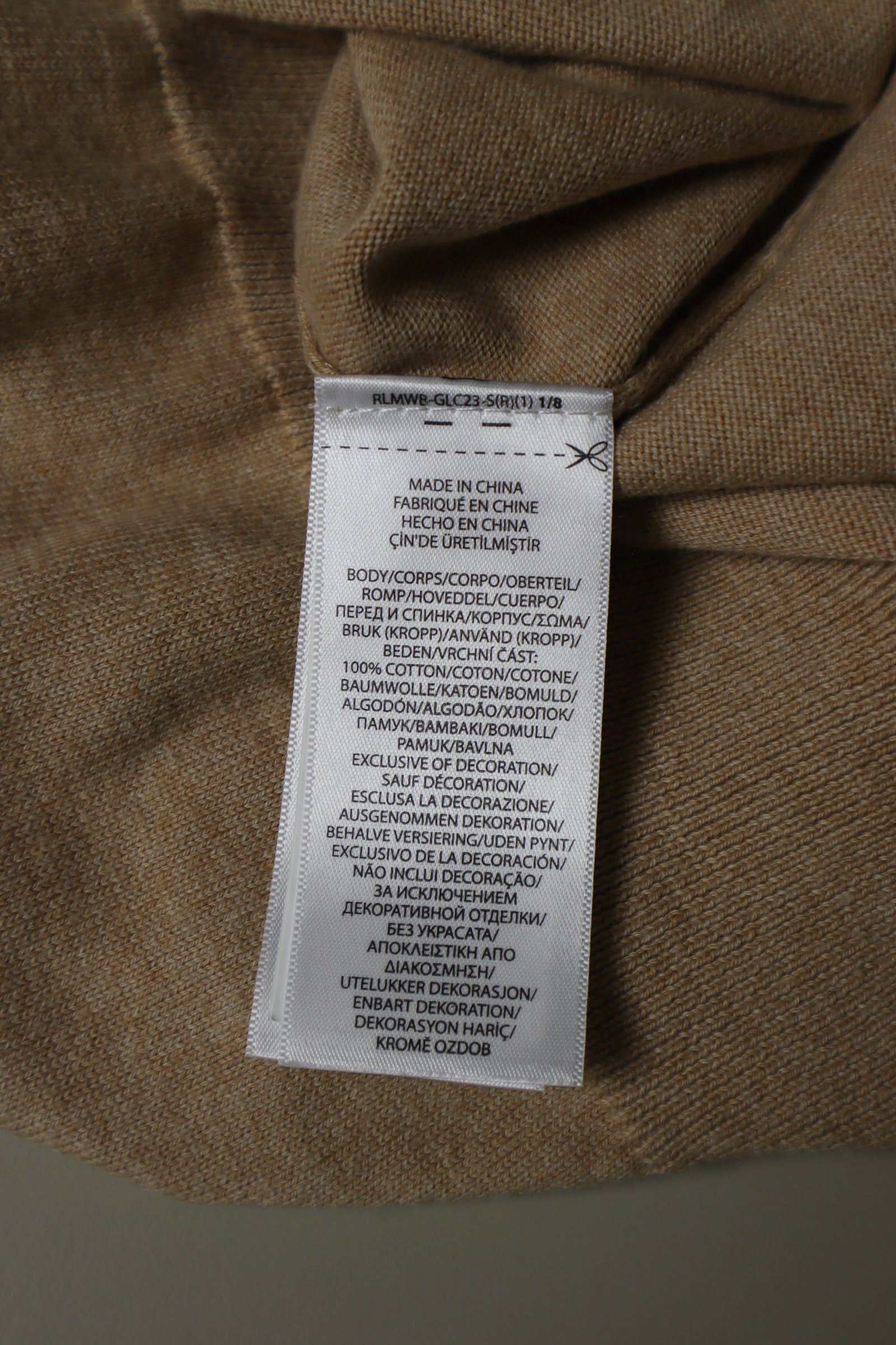 Ralph Lauren trui met ronde hals - S