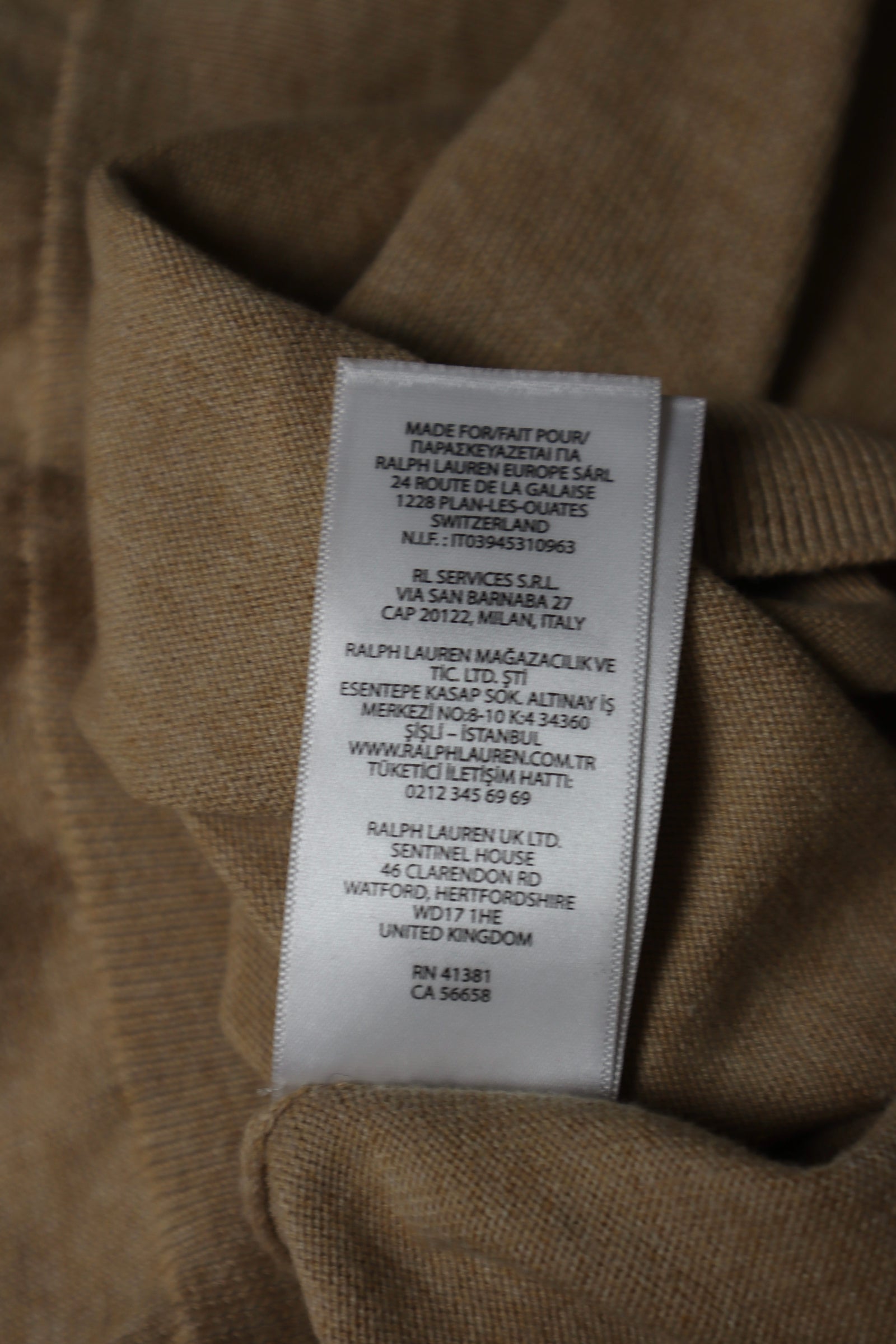 Ralph Lauren trui met ronde hals - S