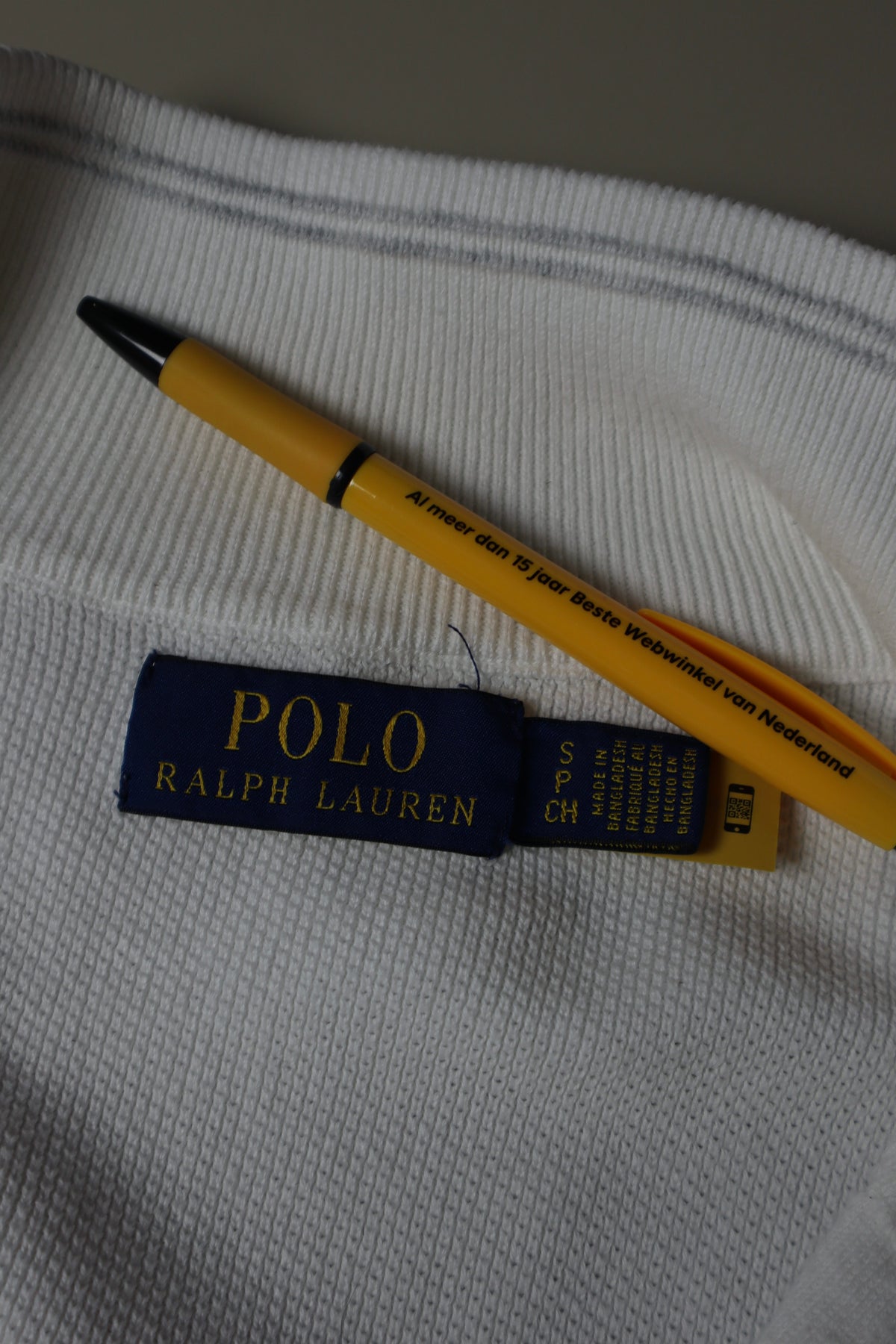 Ralph Lauren trui met kwart rits - S