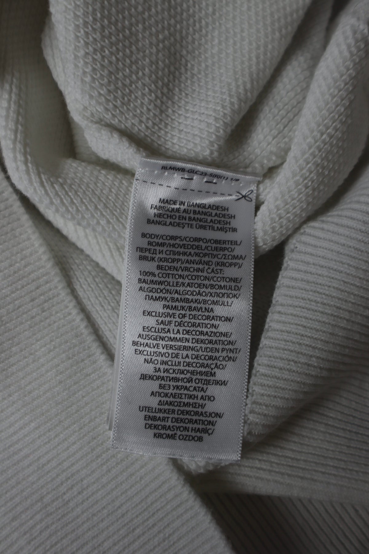 Ralph Lauren trui met kwart rits - S