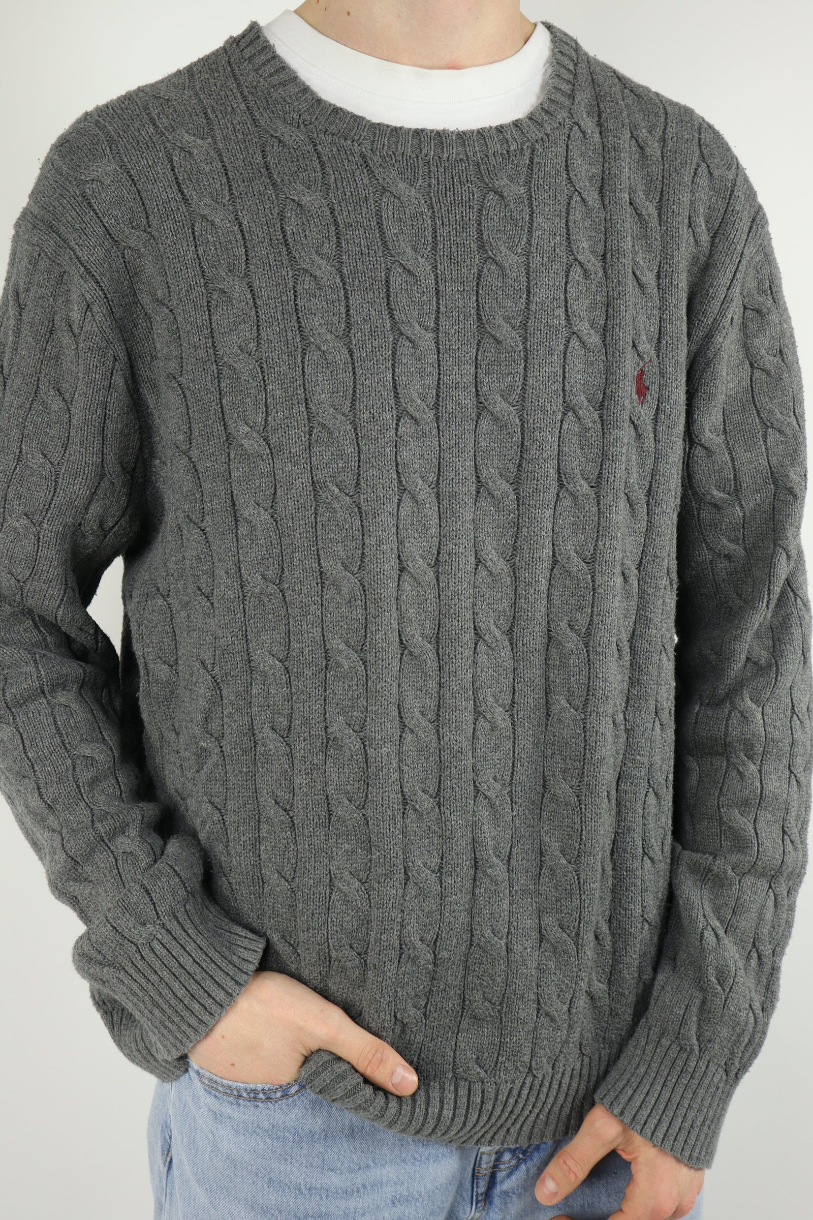 Ralph Lauren kabeltrui - XL