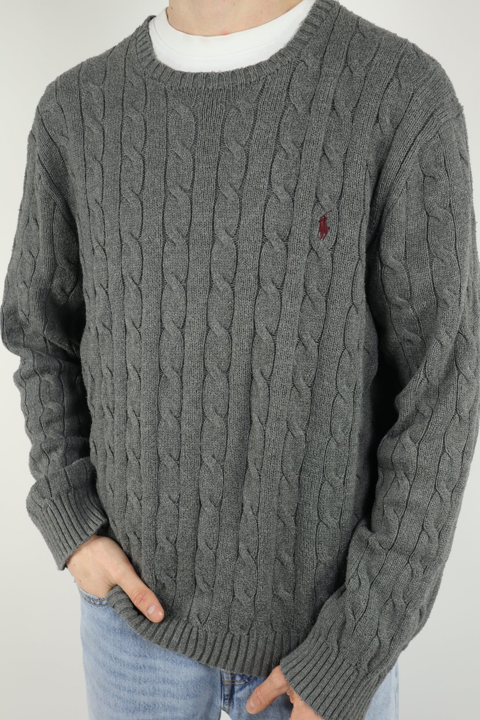 Ralph Lauren kabeltrui - XL