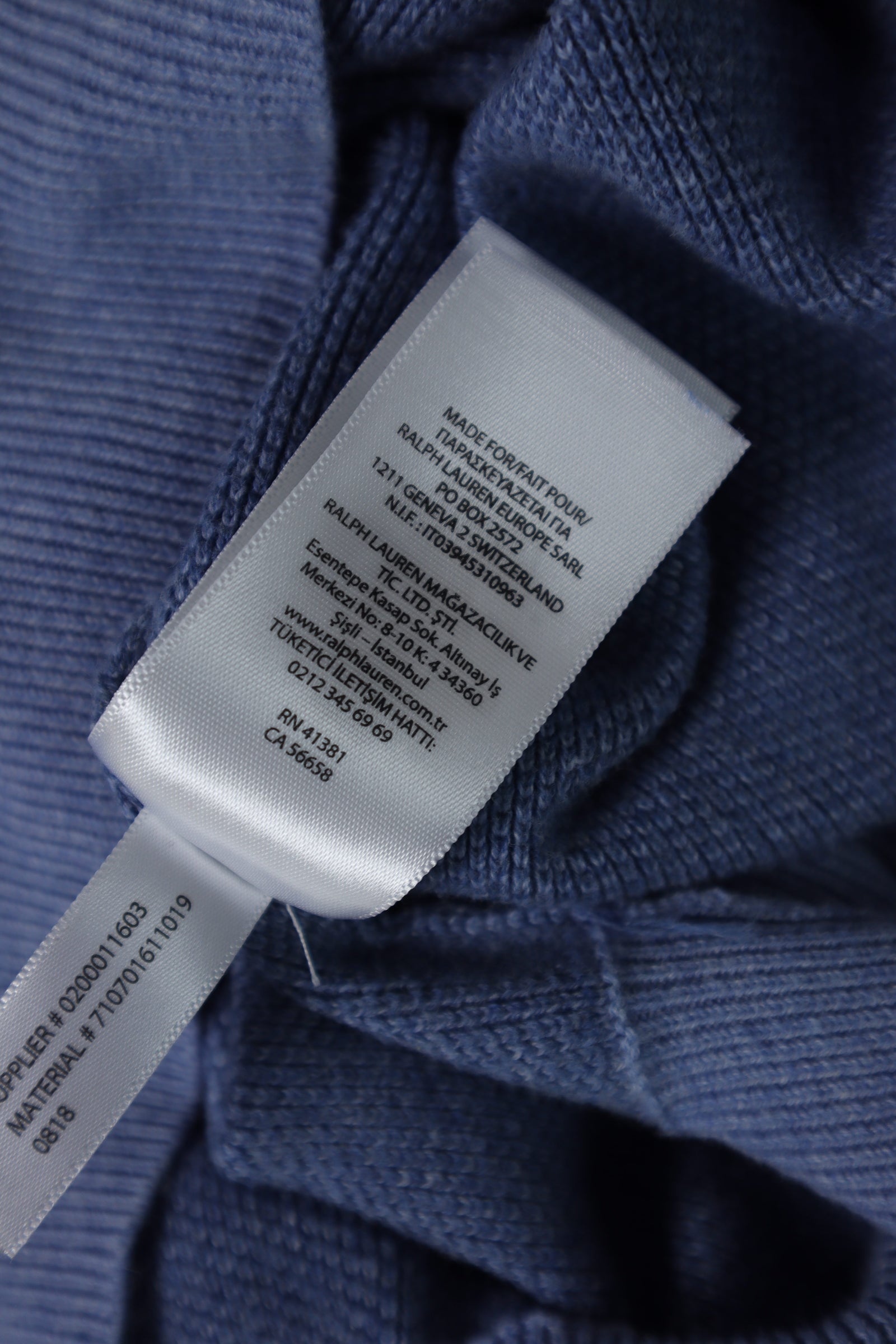 Ralph Lauren quarter zip - XL