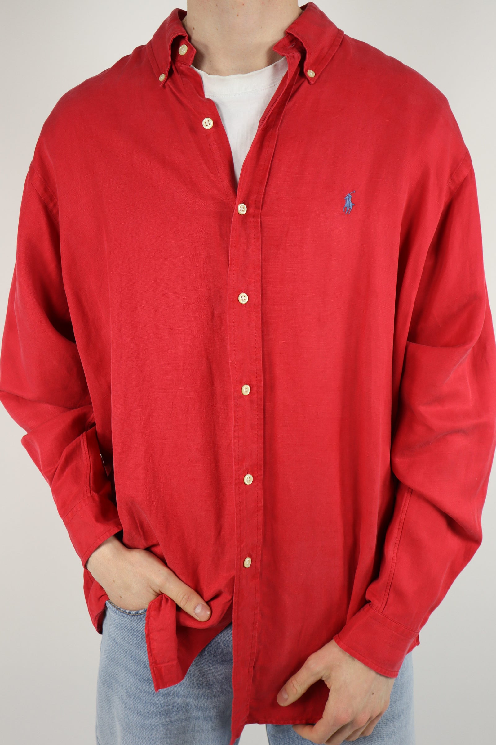 Ralph Lauren linnen overhemd - XL