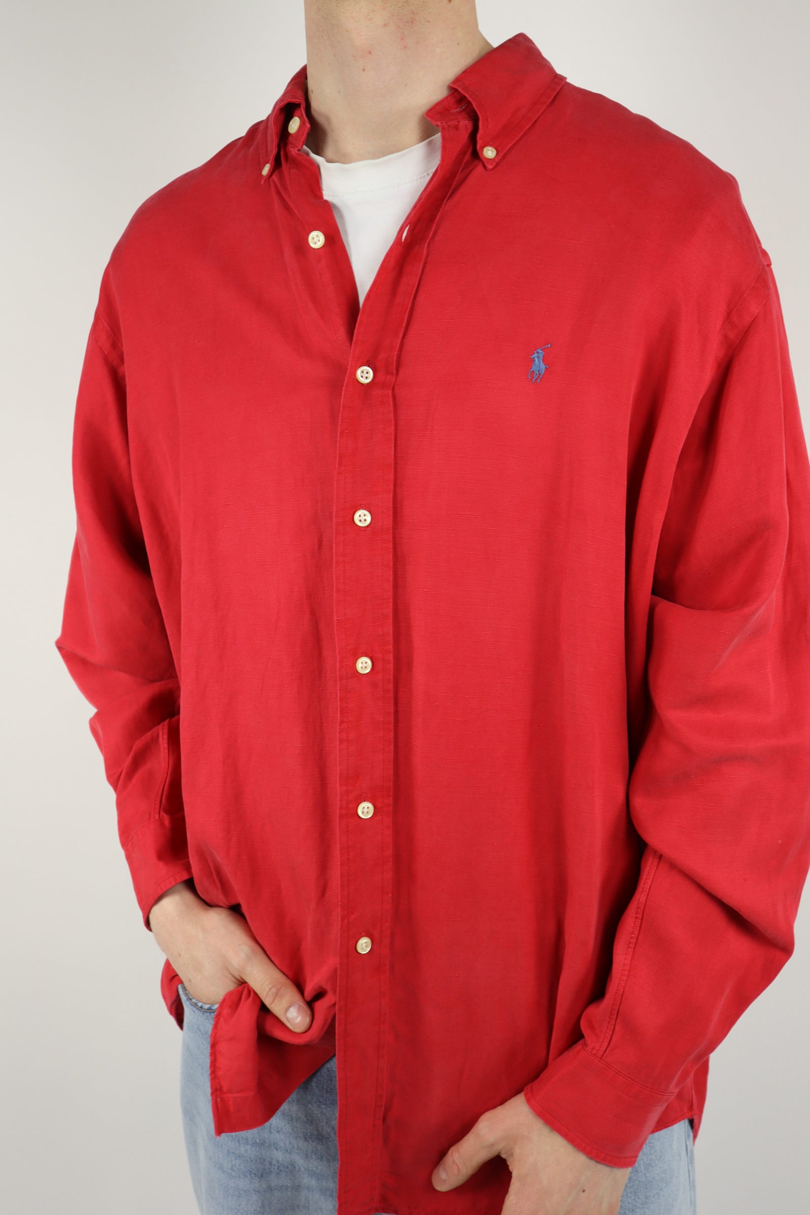 Ralph Lauren linnen overhemd - XL