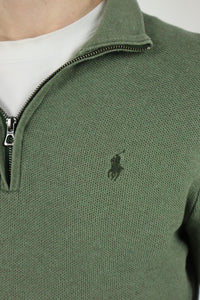 Ralph Lauren trui met kwart rits - M
