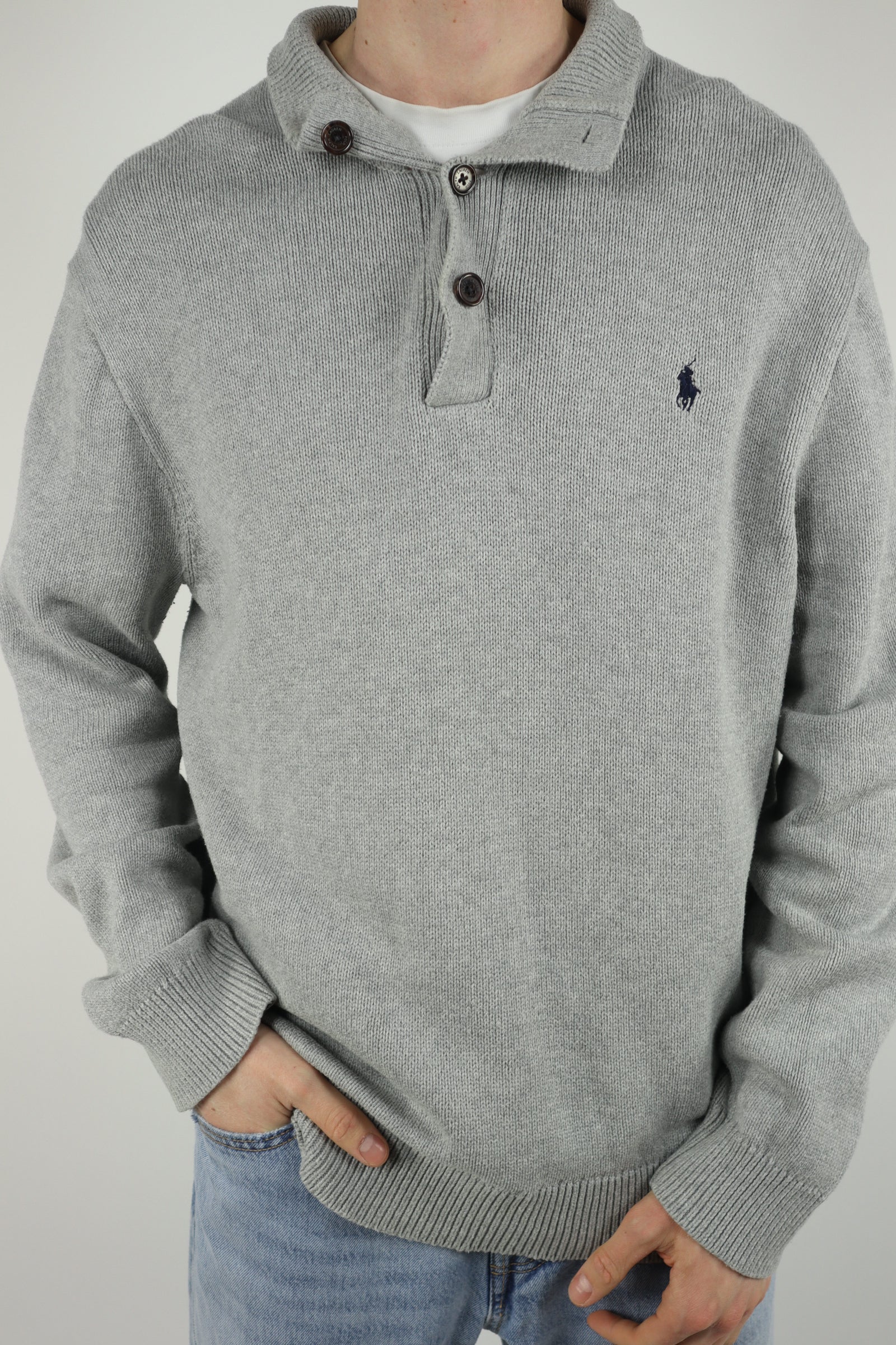 Ralph Lauren trui met knoopsluiting - XL