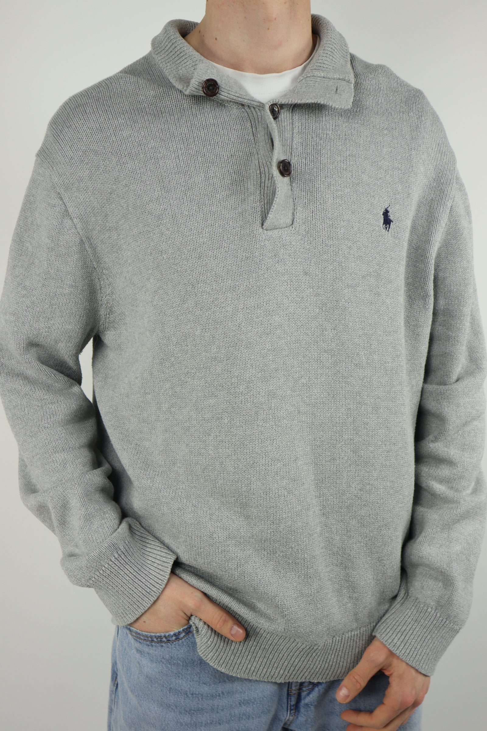 Ralph Lauren trui met knoopsluiting - XL