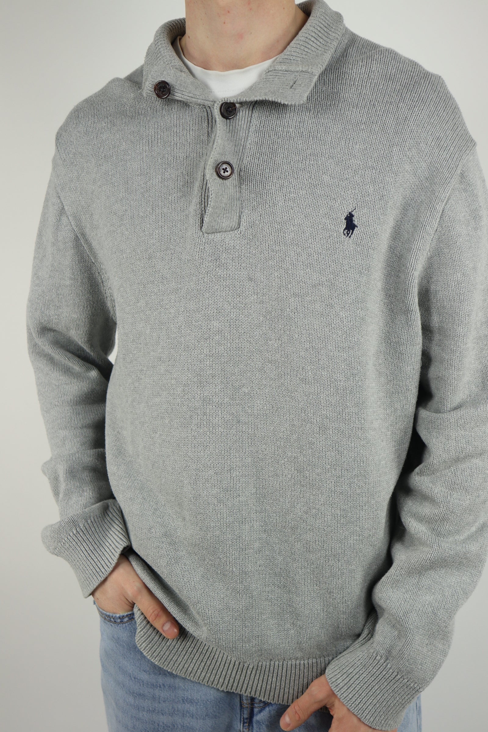 Ralph Lauren trui met knoopsluiting - XL