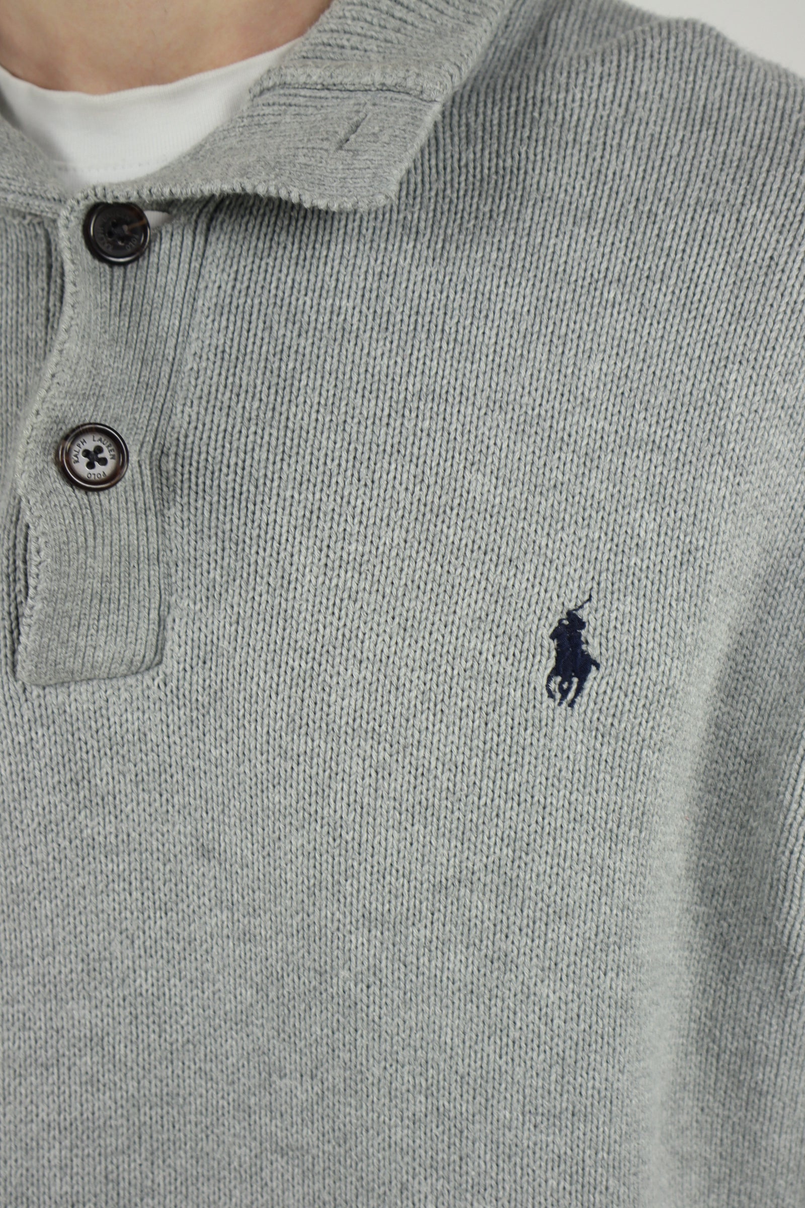 Ralph Lauren trui met knoopsluiting - XL