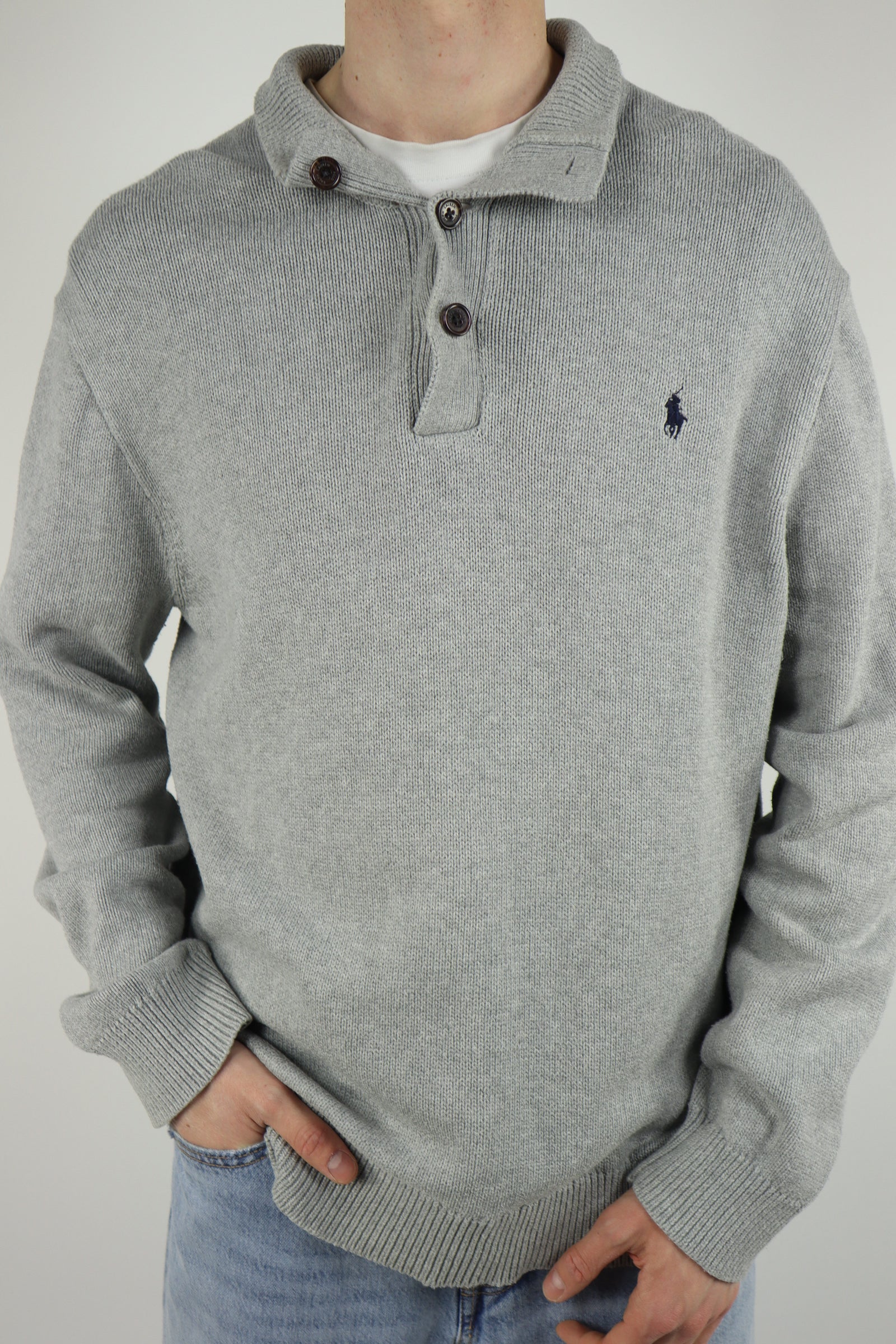 Ralph Lauren trui met knoopsluiting - XL