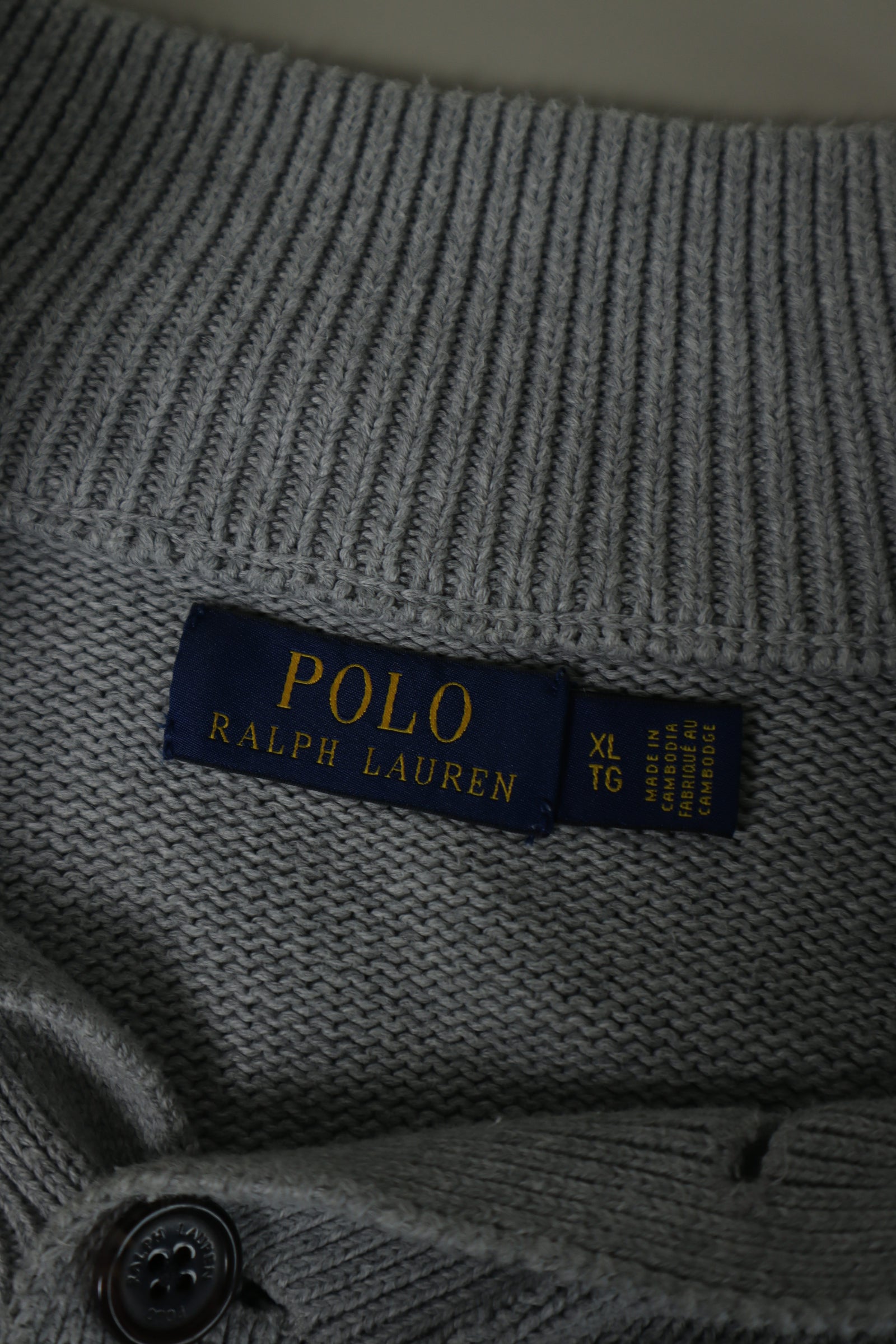 Ralph Lauren trui met knoopsluiting - XL