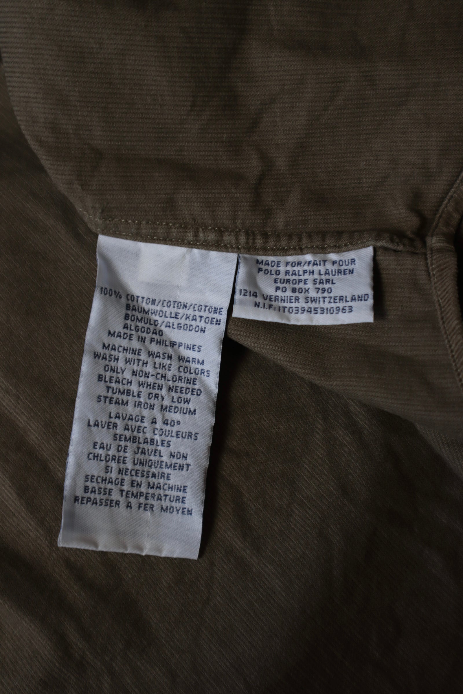 Ralph Lauren corduroy overhemd - L