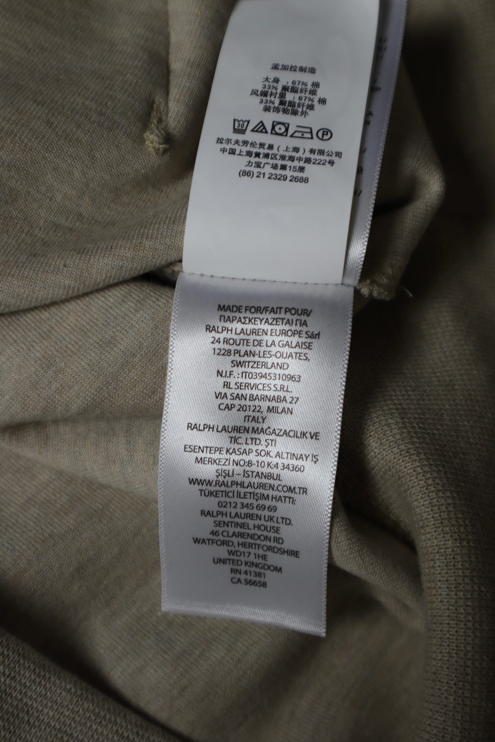 Ralph Lauren trui met ronde hals - M