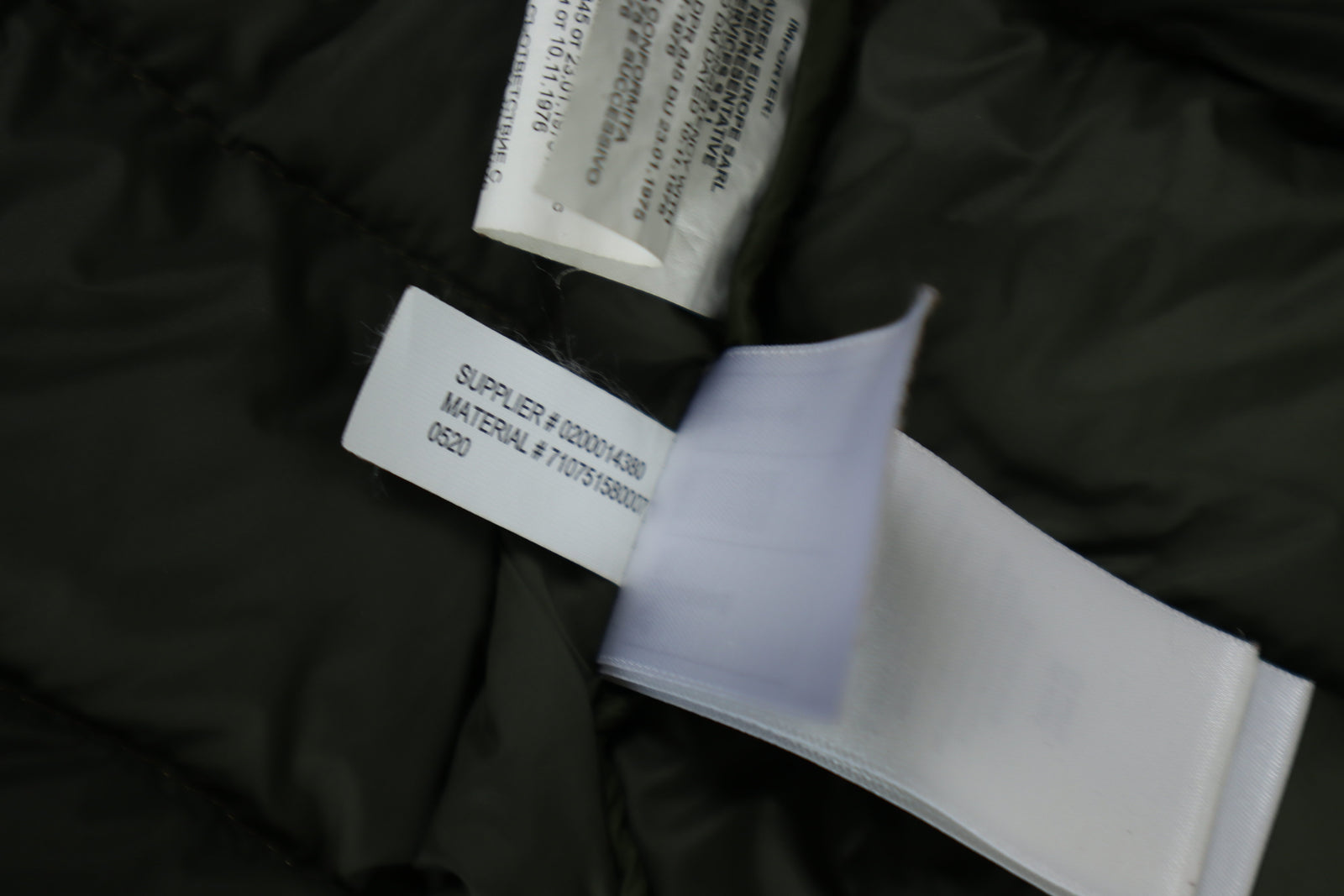 Ralph Lauren gewatteerde jas - S