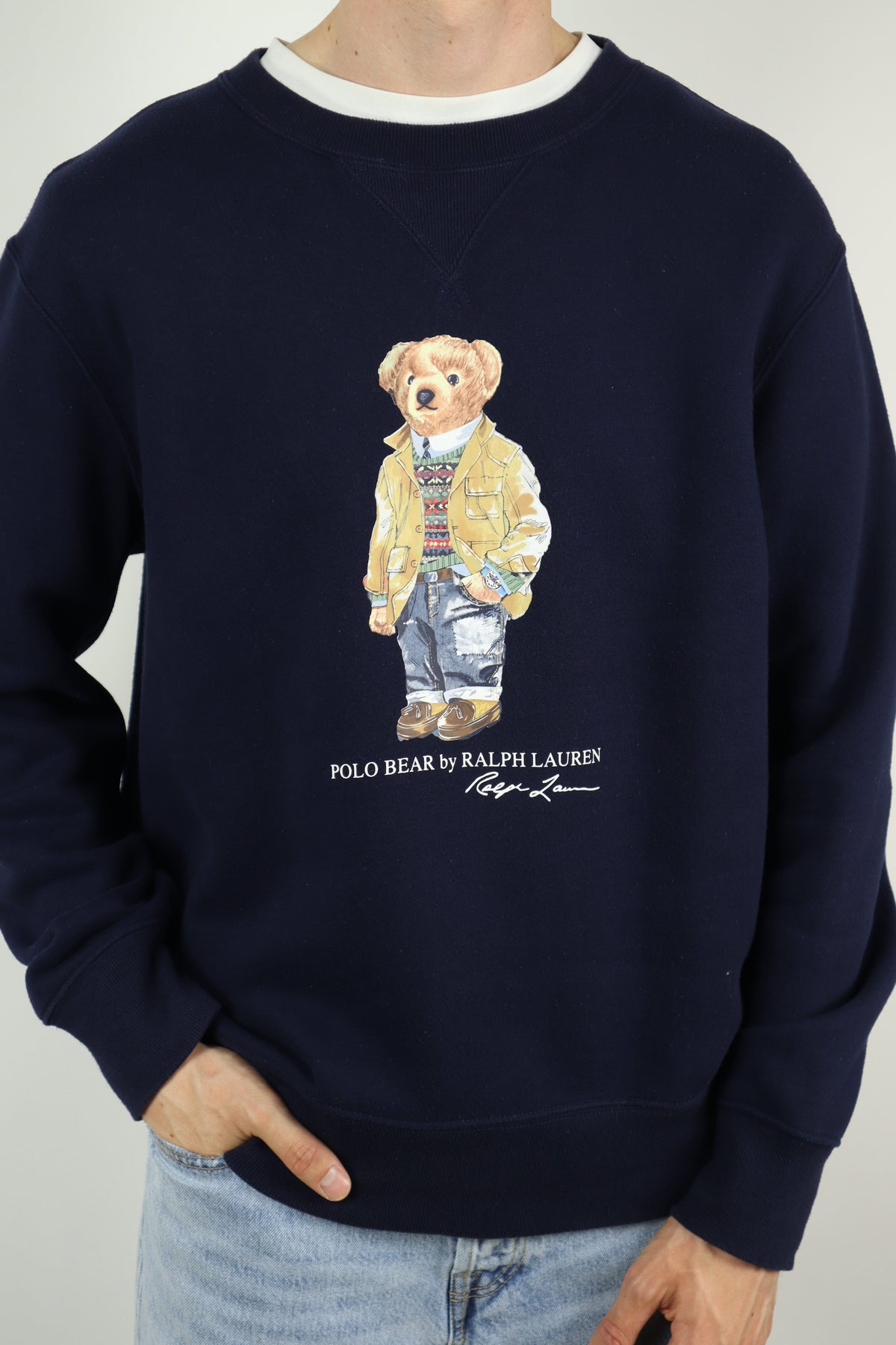 Ralph Lauren trui met ronde hals - L