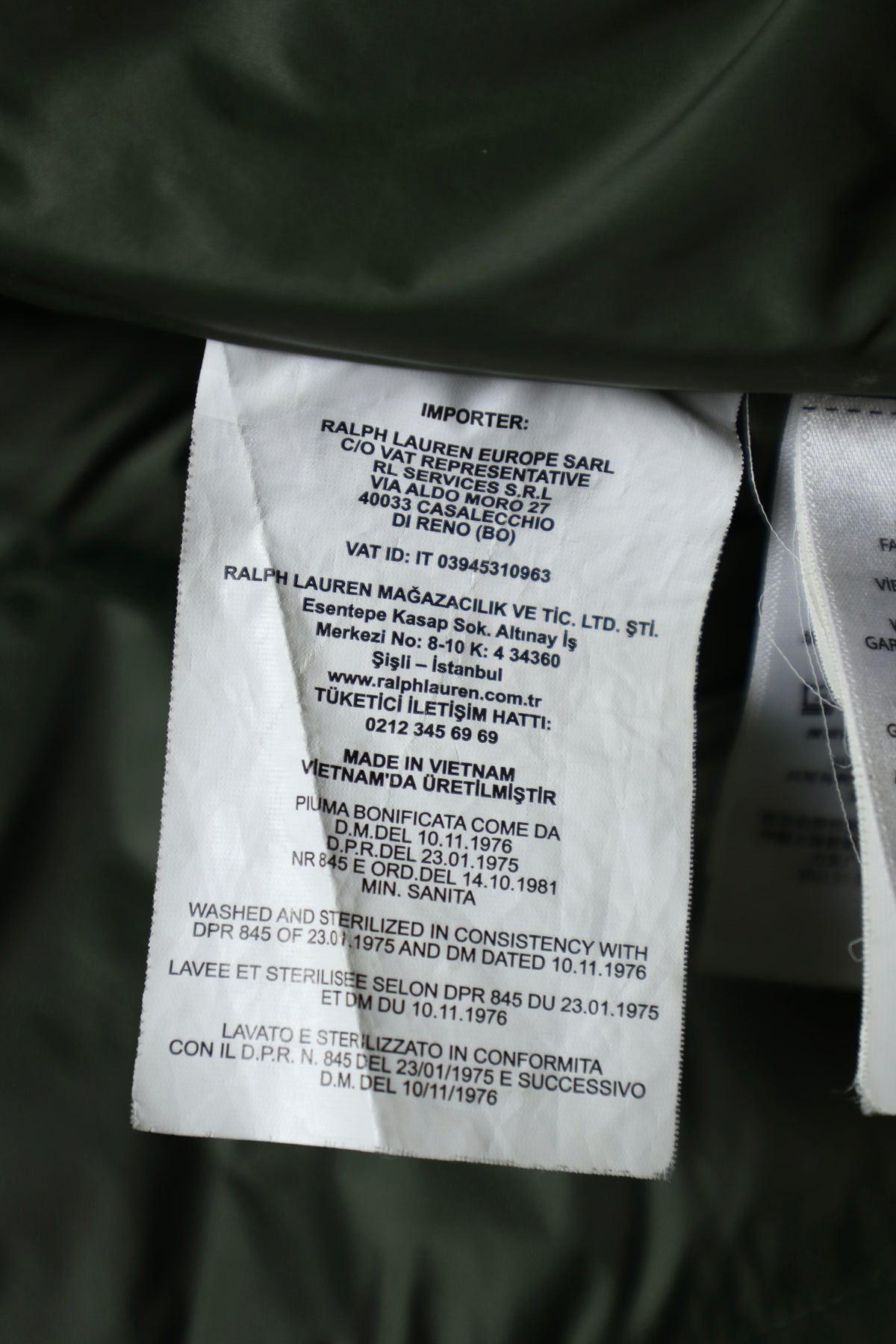 Ralph Lauren puffer teddy winterjas - M