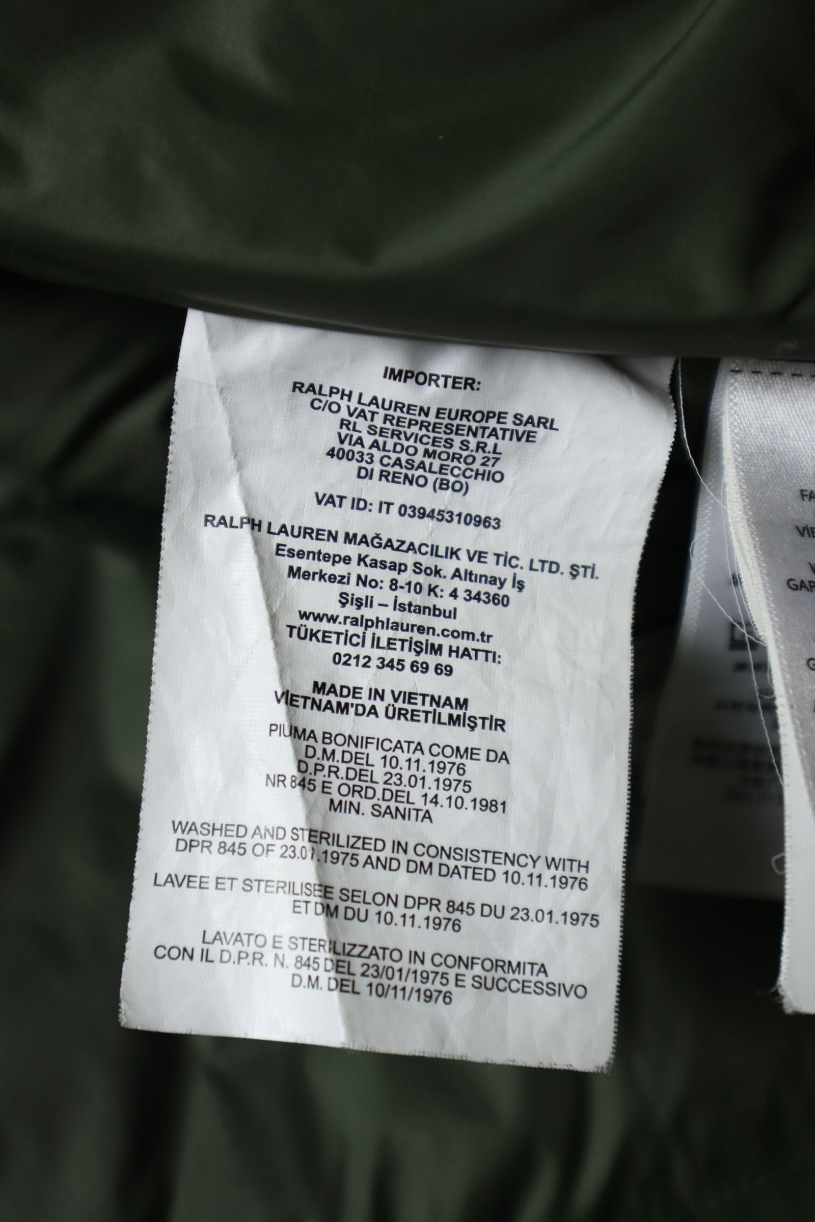 Ralph Lauren teddy winterjas - M