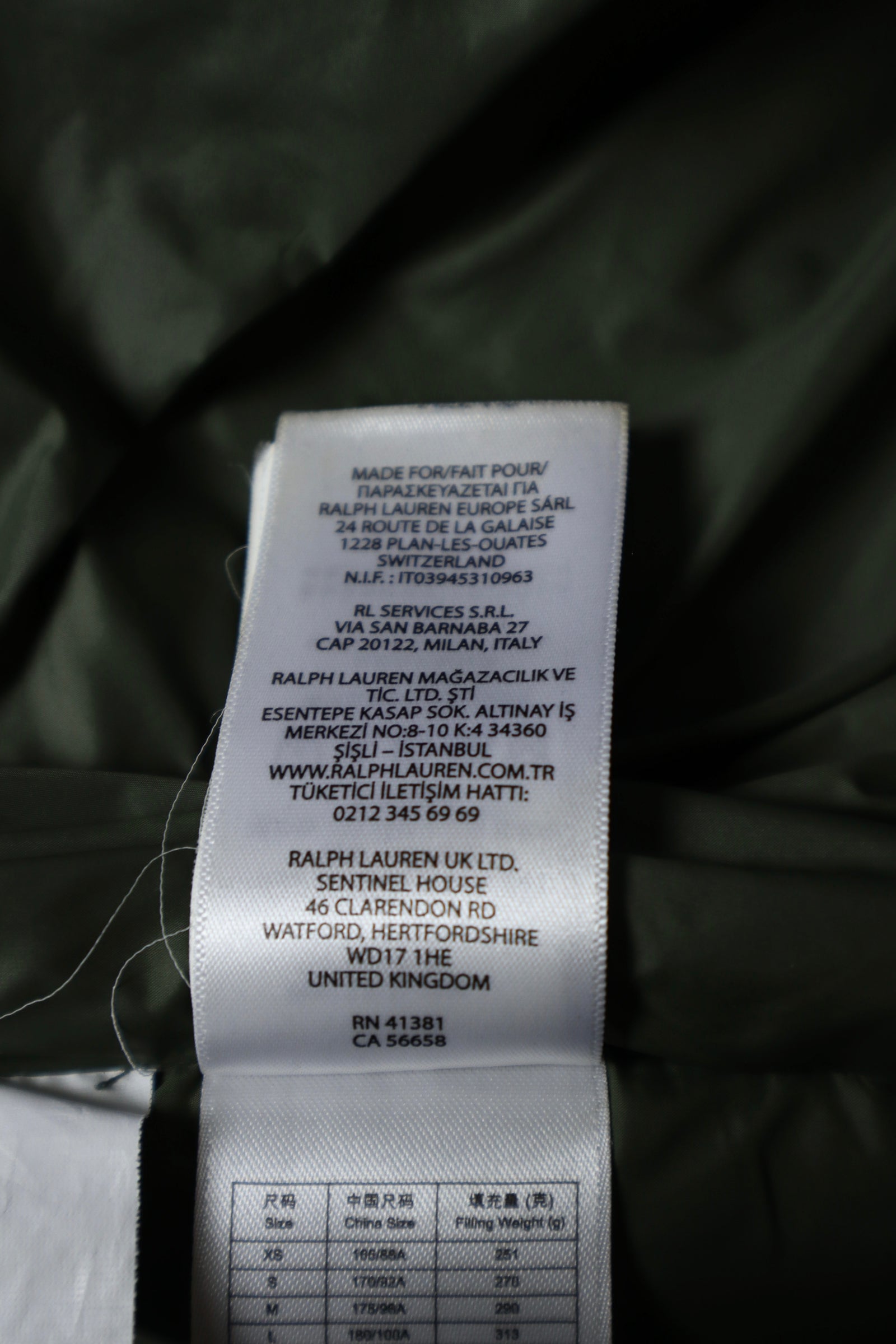 Ralph Lauren teddy winterjas - M