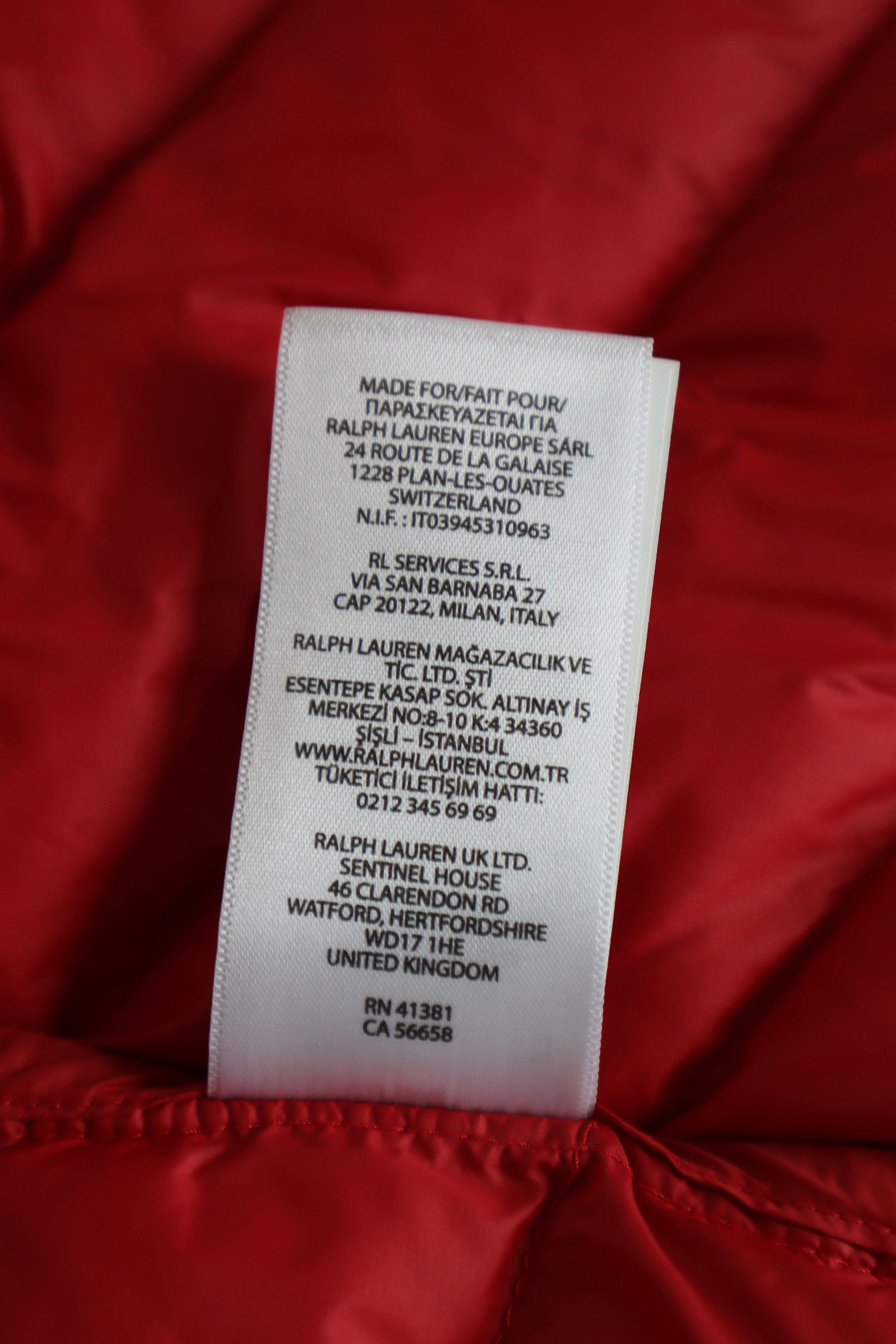 Ralph Lauren bodywarmer - S