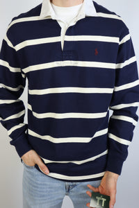 Ralph Lauren rugby polo shirt met lange mouw - M