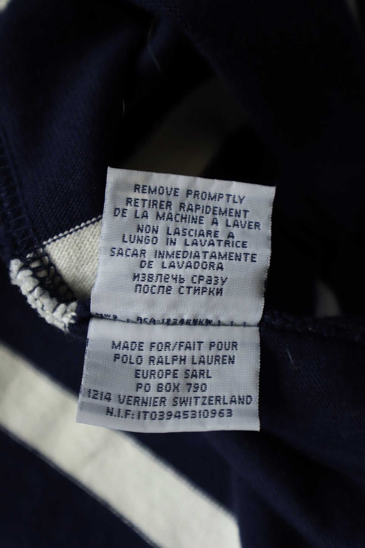 Ralph Lauren rugby polo shirt met lange mouw - M
