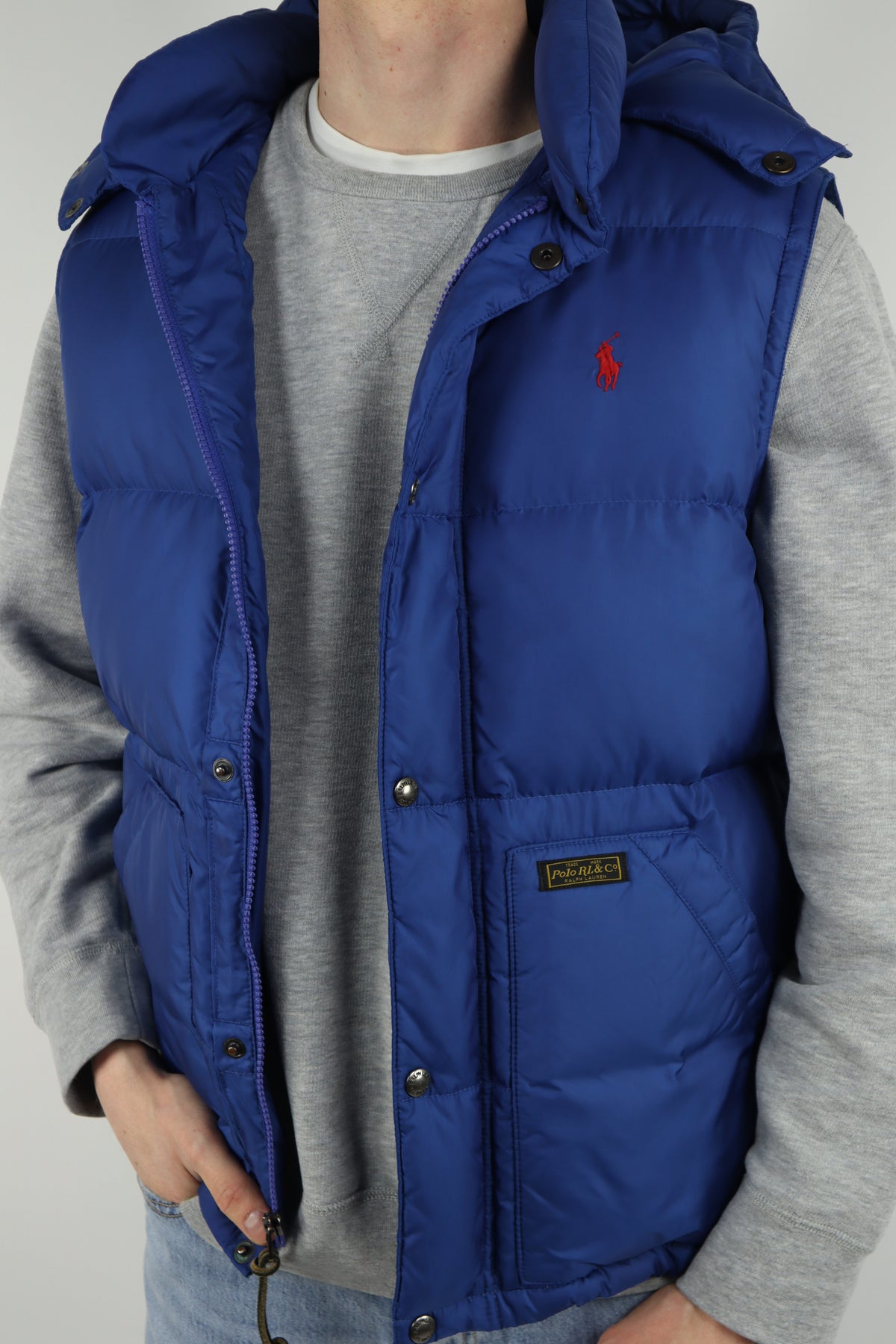 Ralph Lauren bodywarmer met capuchon - M