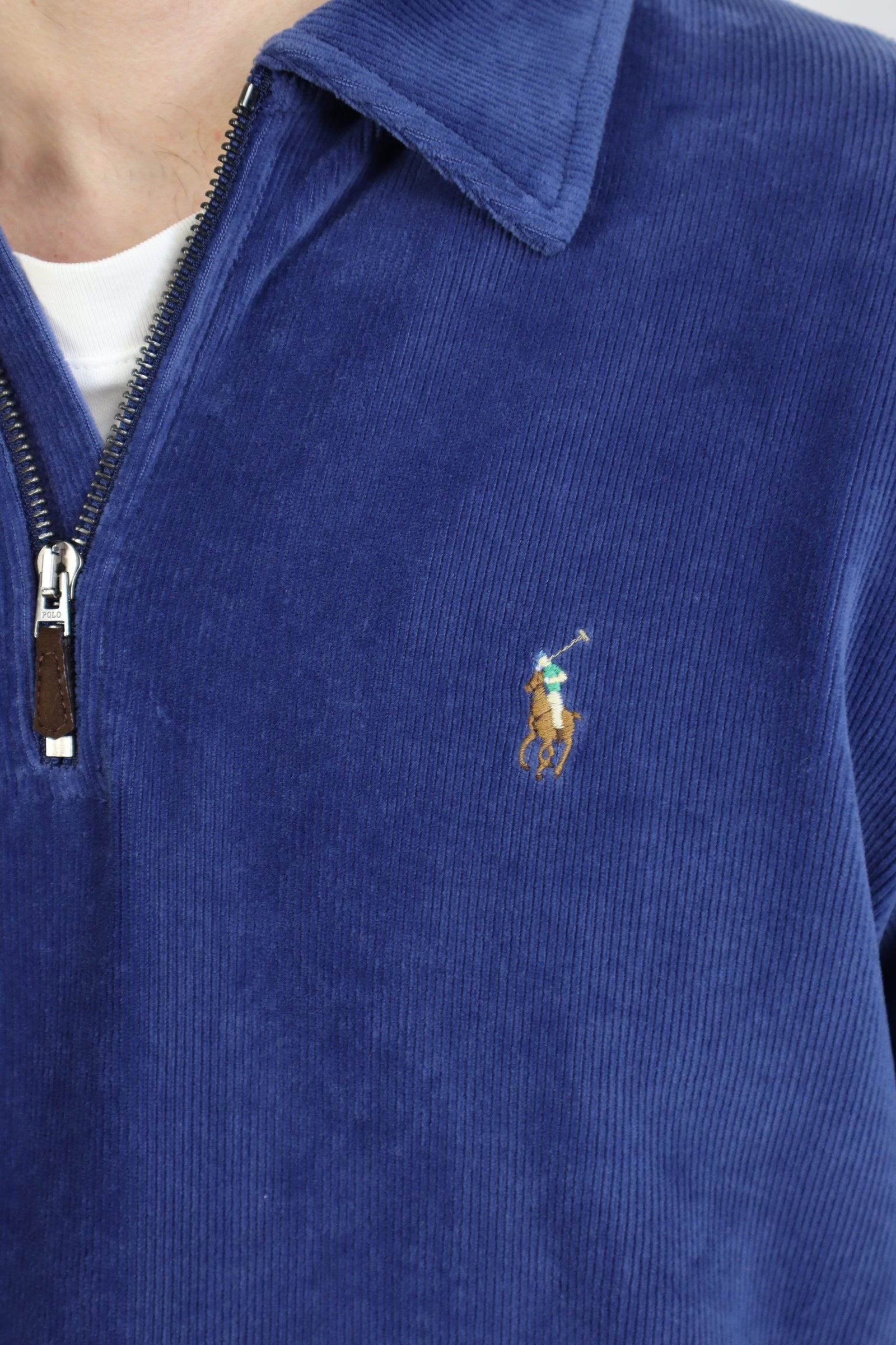 Ralph Lauren corduroy quarter zip - L