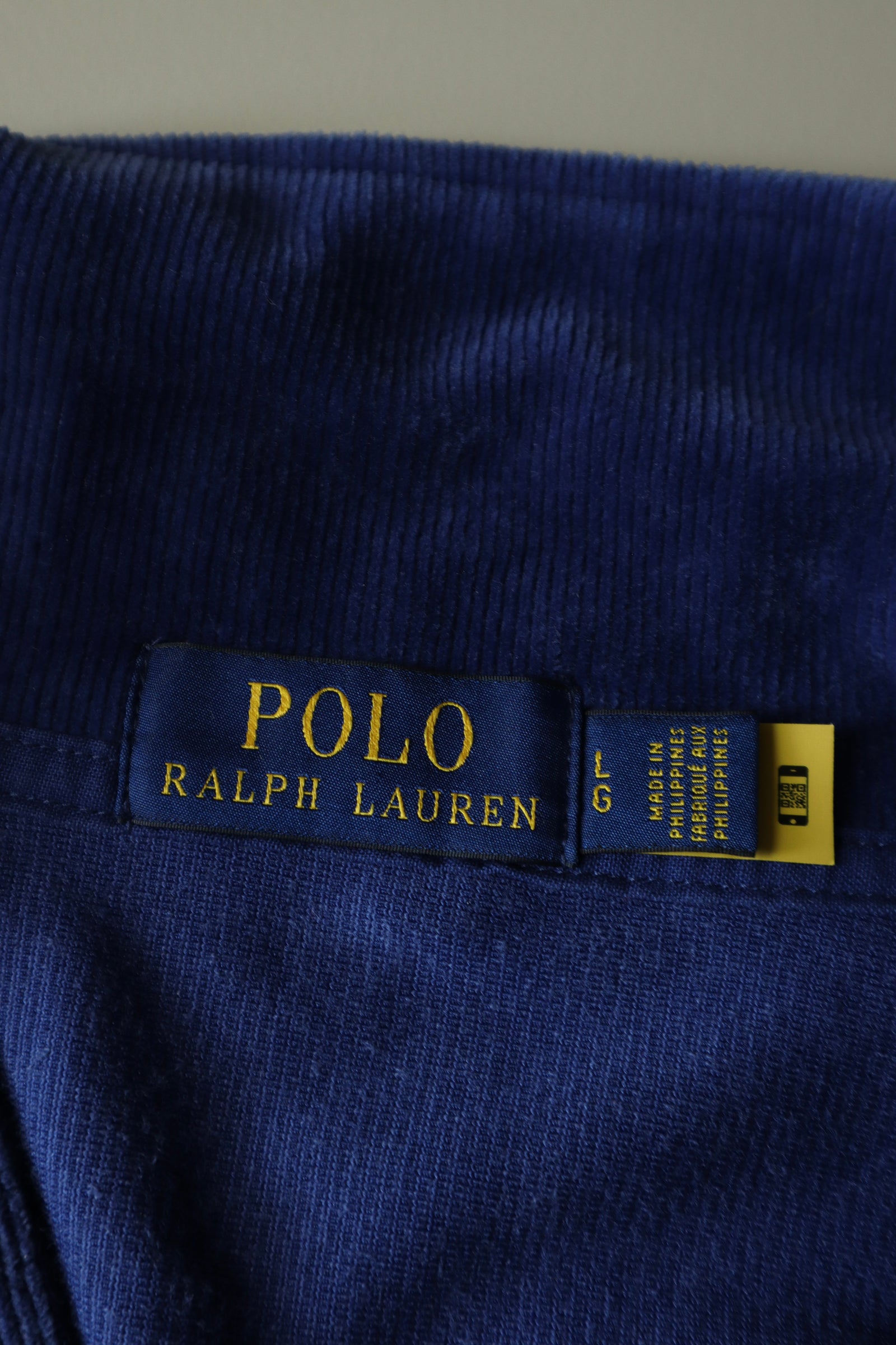 Ralph Lauren corduroy quarter zip - L