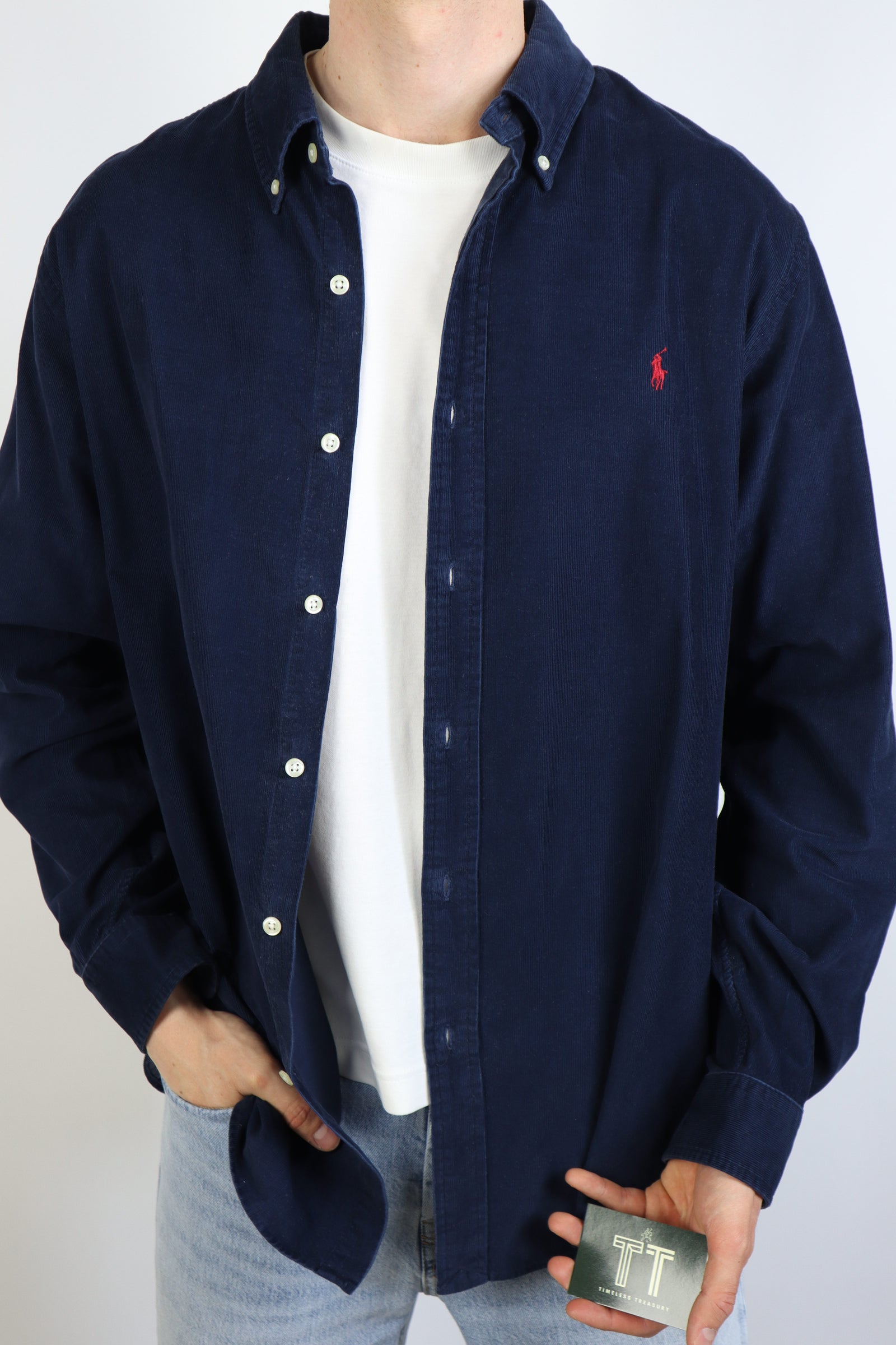 Ralph Lauren corduroy overhemd - XL