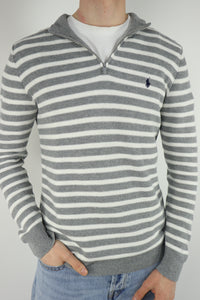 Ralph Lauren trui met kwart rits - S