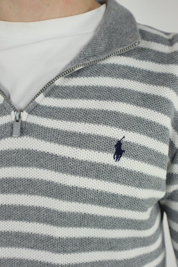 Ralph Lauren trui met kwart rits - S